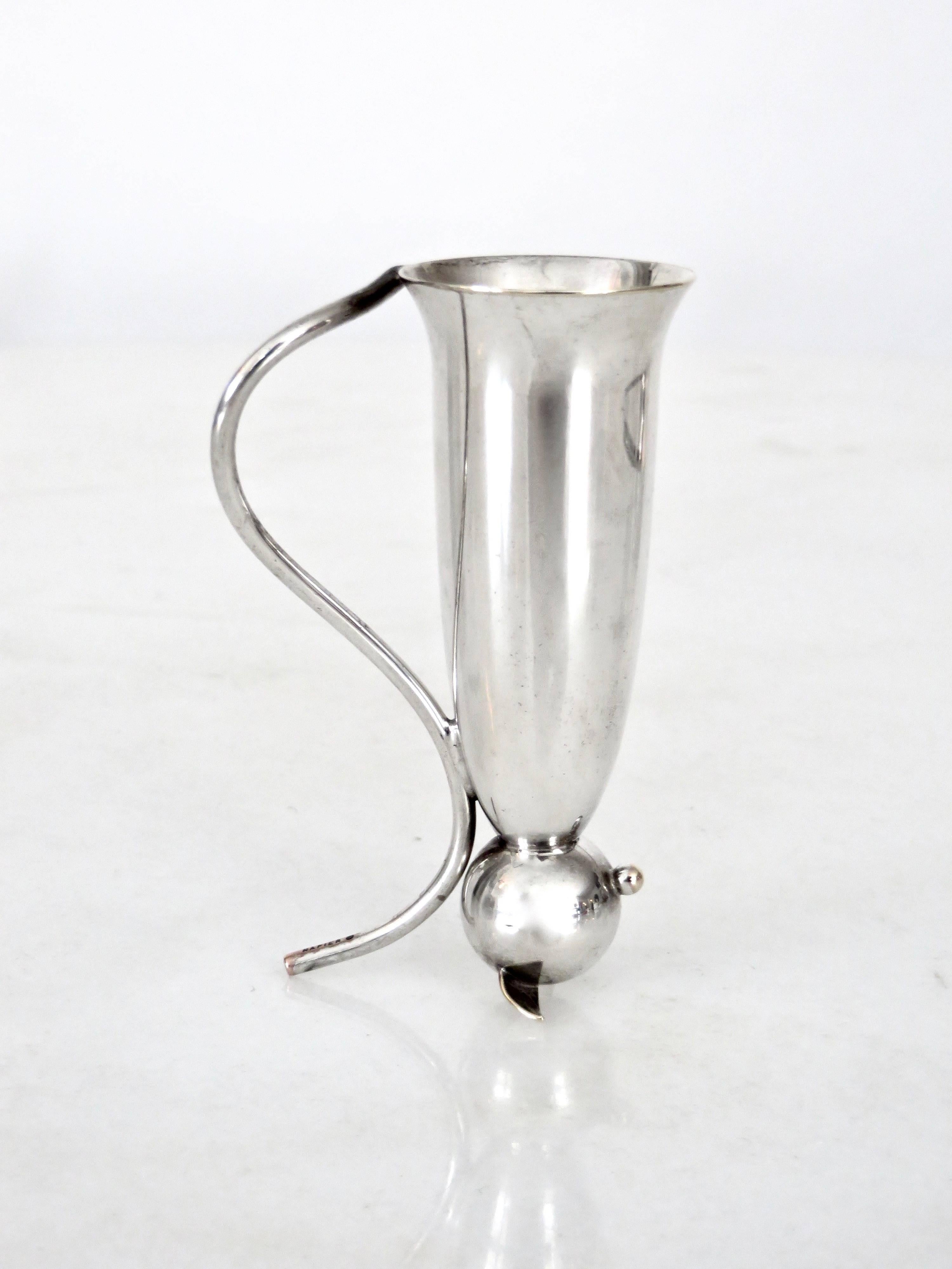 Mid-20th Century Napier Silver Plate Liquor a Measuring Jigger in the Form of a Cat