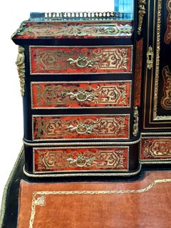 A Napoleon III Boulle Inlay “Bonheur du Jour” Lady’s Desk