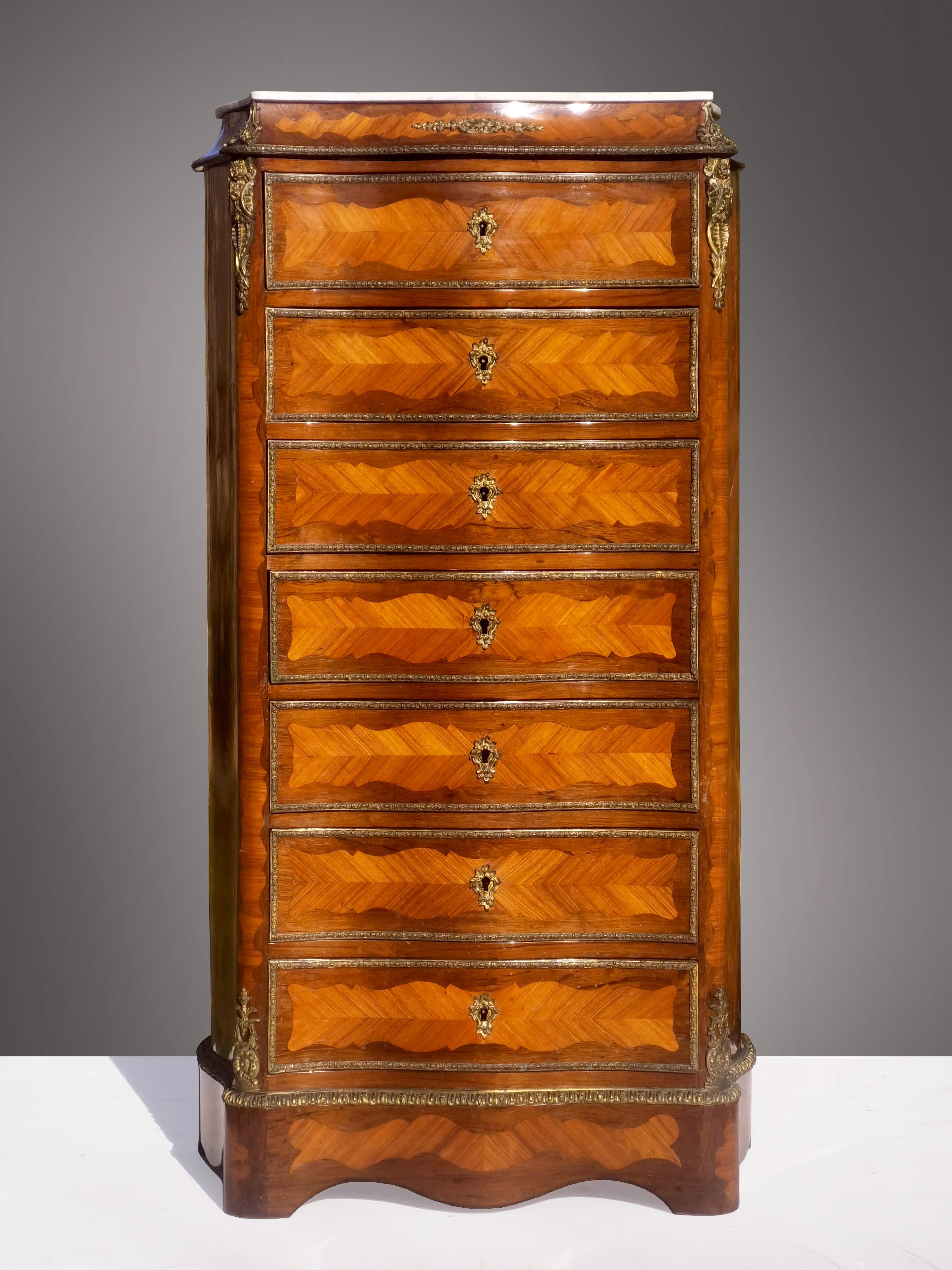 A NAPOLEON III EMPIRE SIDEBOARD CABINET CONSOLE im BOULLE-Stil Frankreich 1860 im Angebot 3