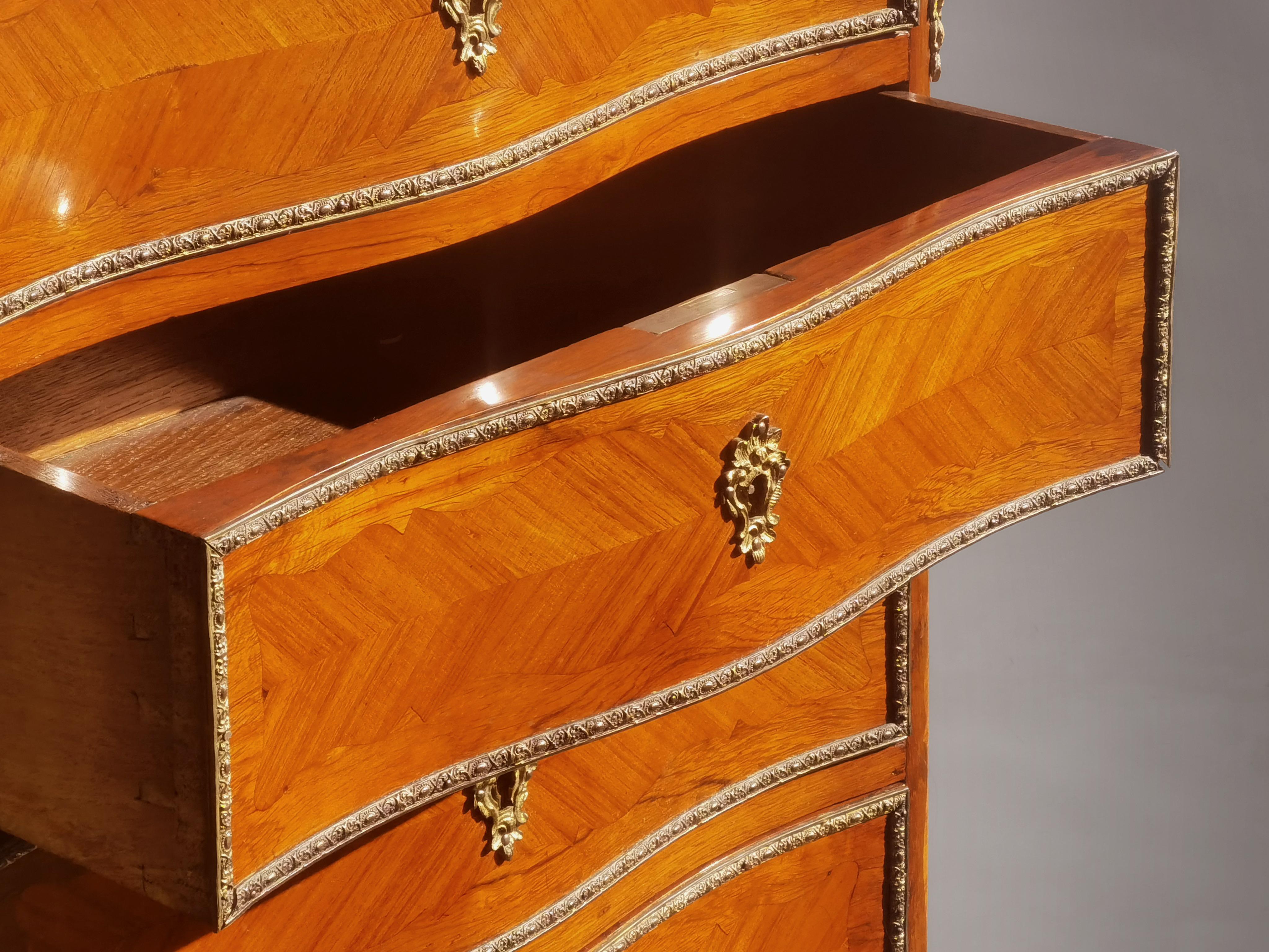 A NAPOLEON III EMPIRE SIDEBOARD CABINET CONSOLE im BOULLE-Stil Frankreich 1860 (Bronze) im Angebot