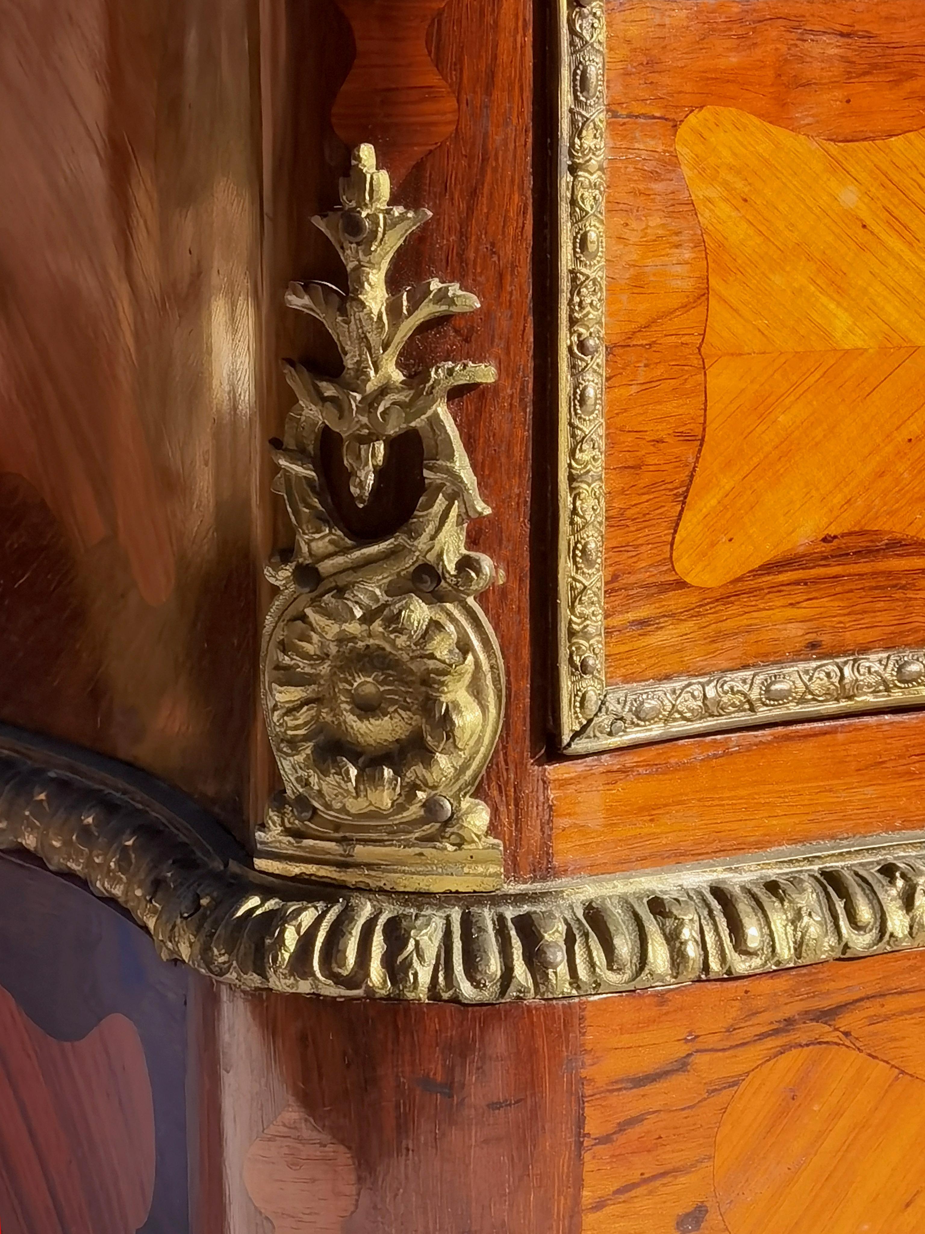 A NAPOLEON III EMPIRE SIDEBOARD CABINET CONSOLE im BOULLE-Stil Frankreich 1860 im Angebot 1