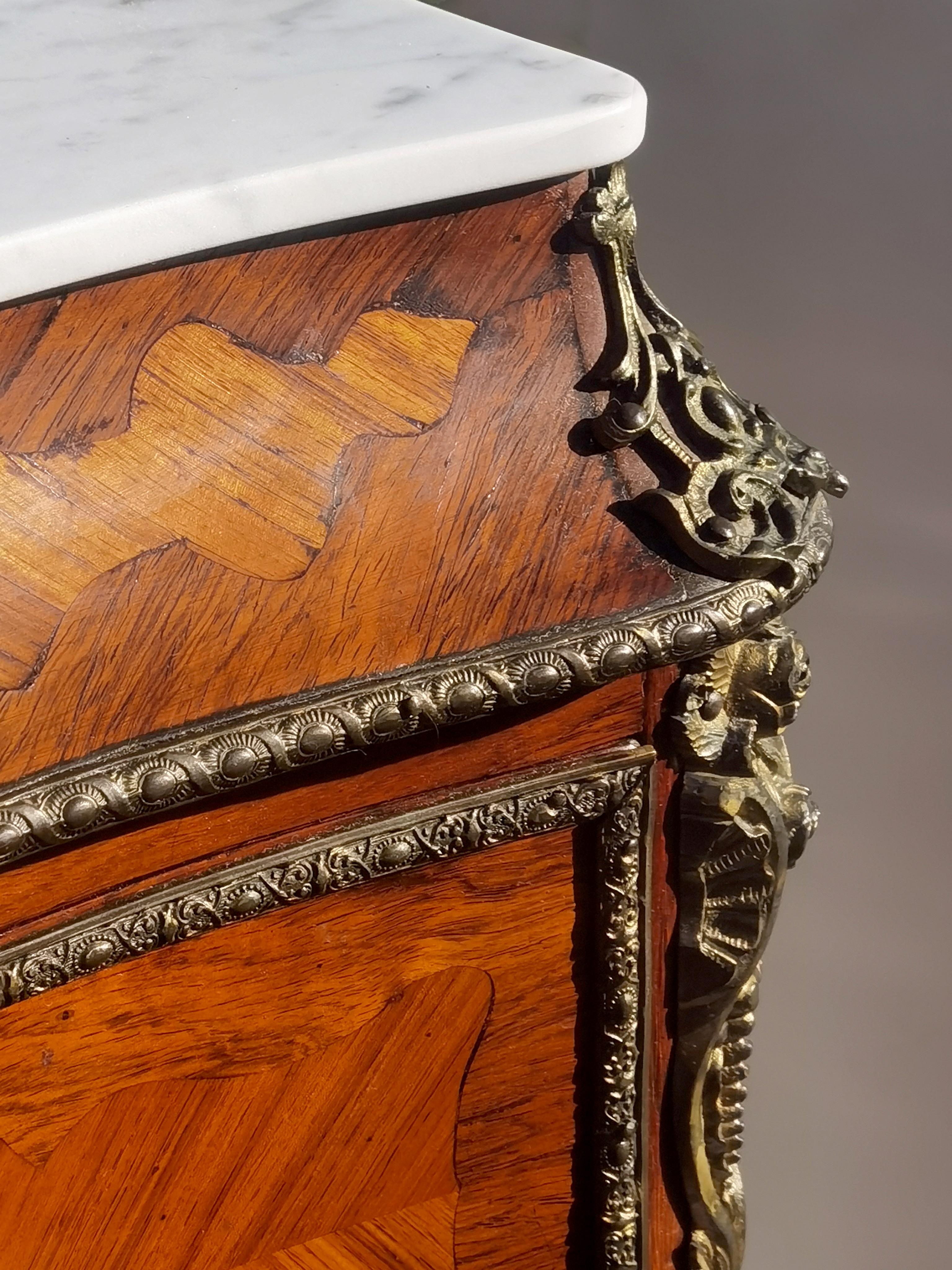 A NAPOLEON III EMPIRE SIDEBOARD CABINET CONSOLE im BOULLE-Stil Frankreich 1860 (Französisch) im Angebot