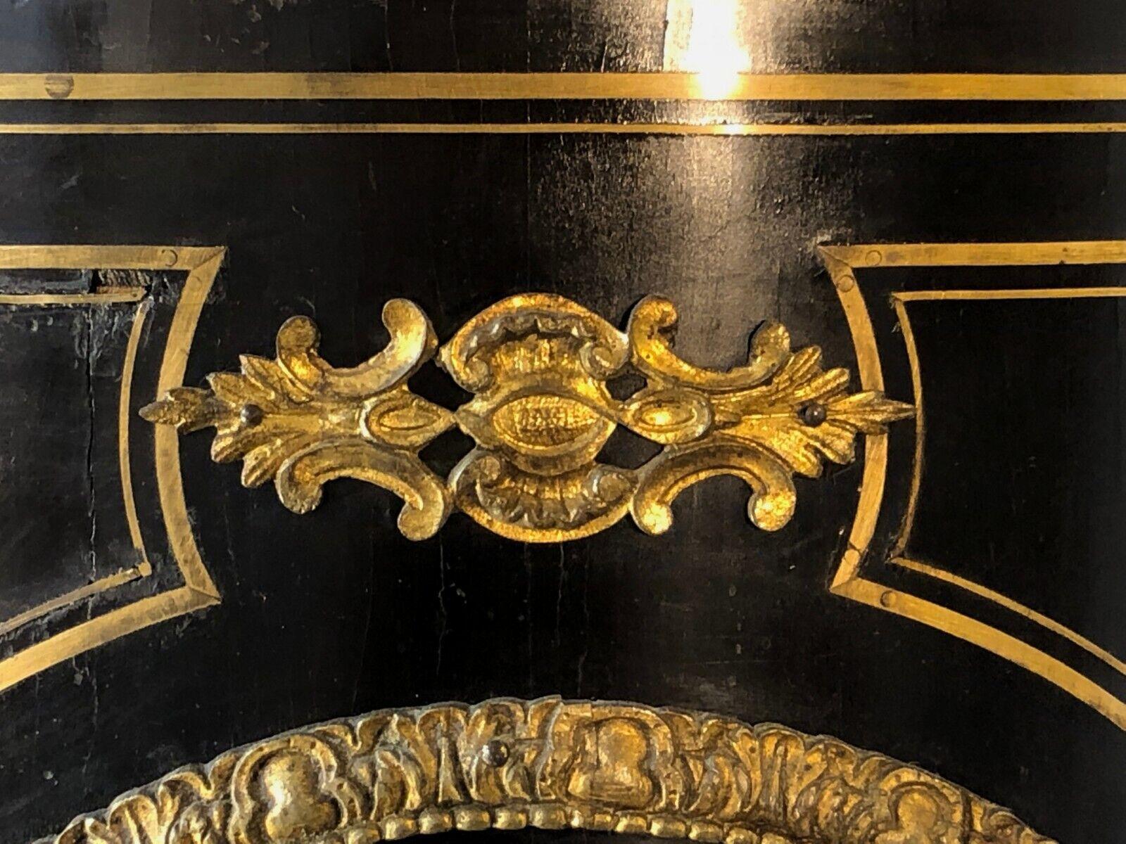 CONSOLE NAPOLEON III EMPIRE SIDEBOARD CABINET de style BOULLE, France 1860 en vente 7