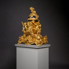 A Napoleon III Gilt-Bronze Mantel Clock, By Jean-François Denière