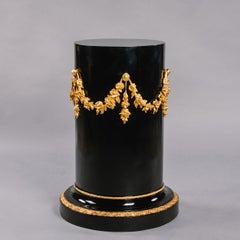 Napoleon III Gilt-Bronze Mounted Ebonised Pedestal