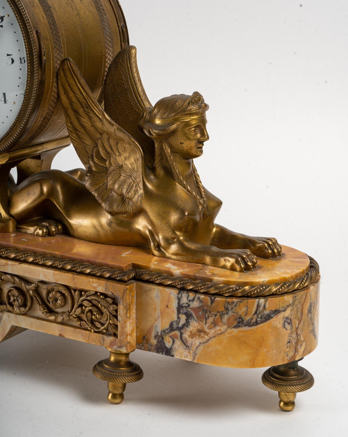 European Napoleon III Period Clock