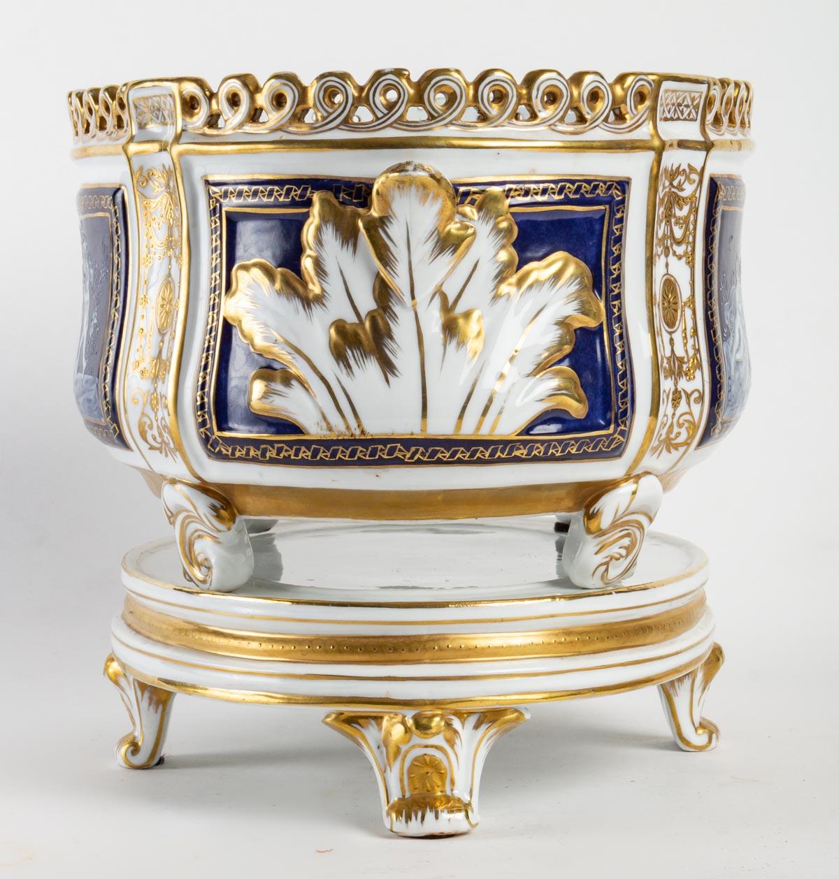 Napoleon III Period Sèvres Porcelain Jardinière 1