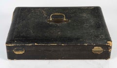 A Napoleon III Period Silver Plated Cutlery Set in its Case, 19th Century.