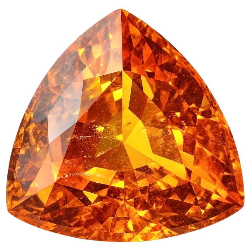 A Natural Trillion Cut 2.4 Carats Spessartite Garnet