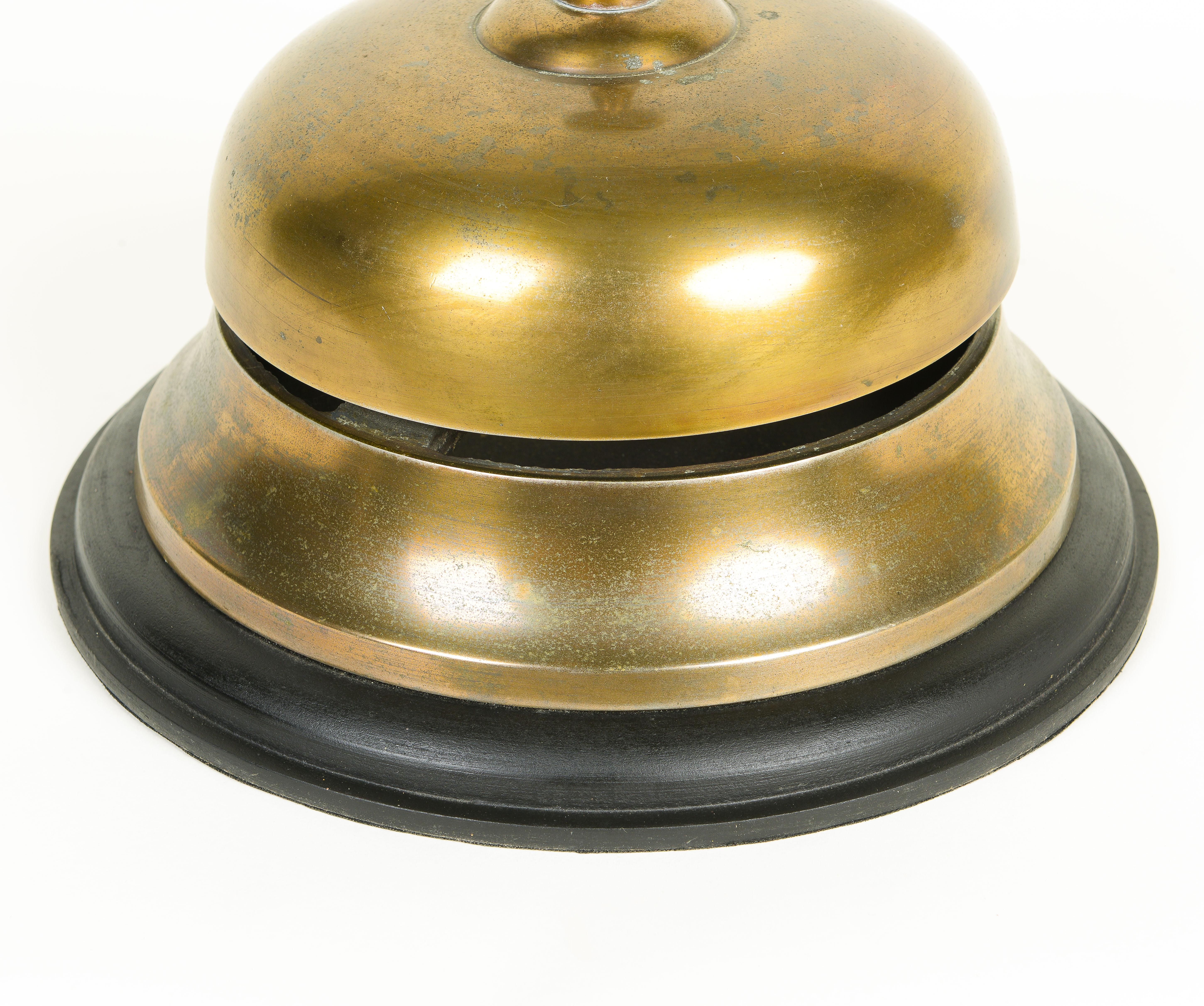 20th Century A Nautical Brass Desk Bell For Sale