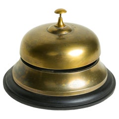 Vintage A Nautical Brass Desk Bell