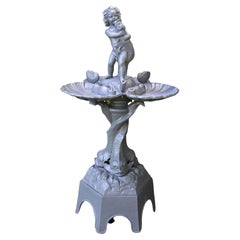 Nautical-Themed Cast-Iron Fountain from the Fiske Family