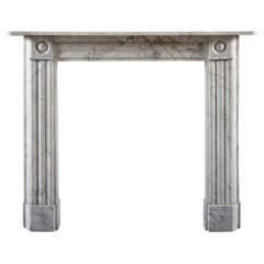 A Near Pair of Classic Regency Bullseye Chimneypieces of Gracious Proportions