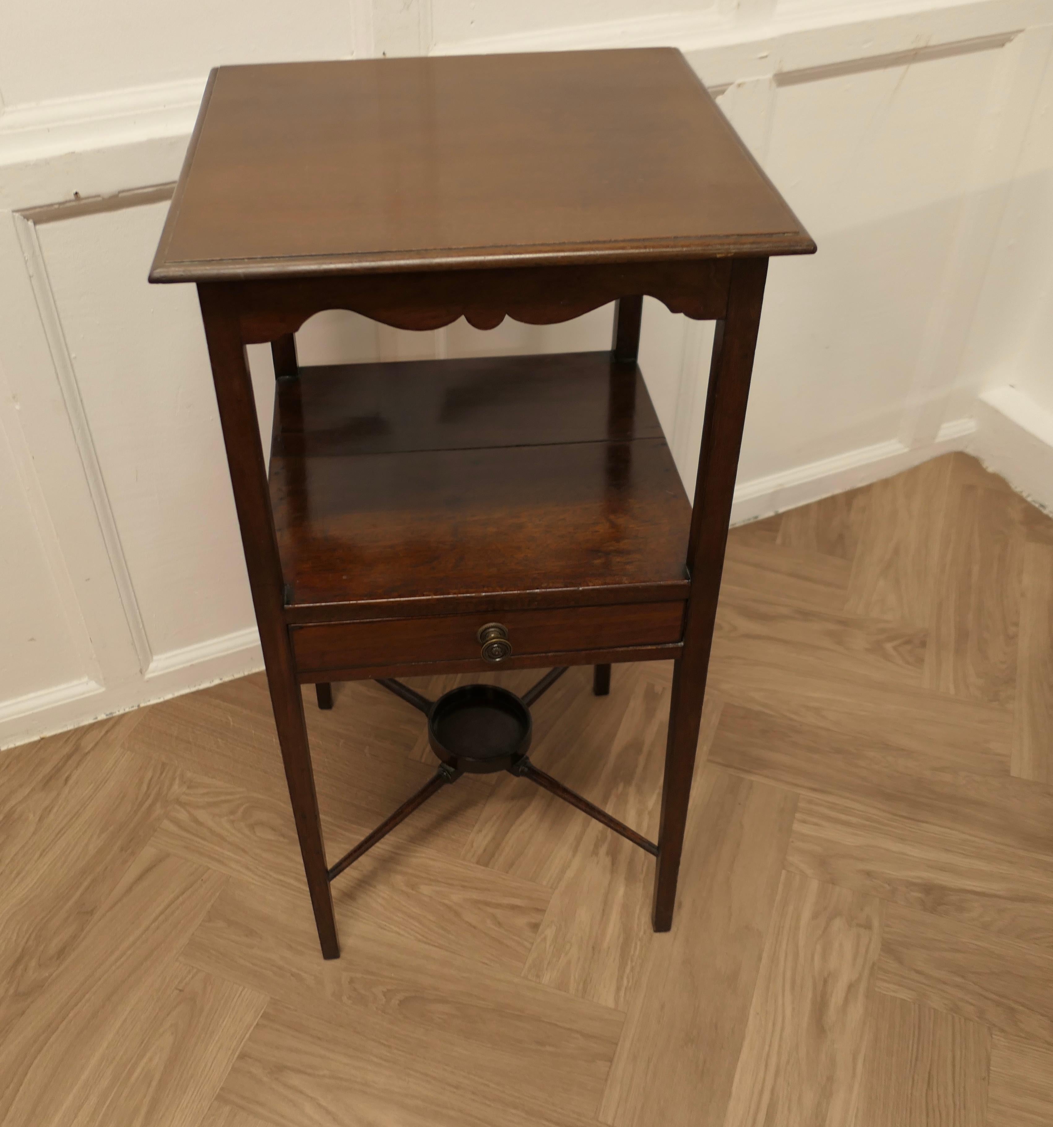 Mahogany A Near Pair of Georgian Style, Side or Bedside Tables  These are 2 very similar