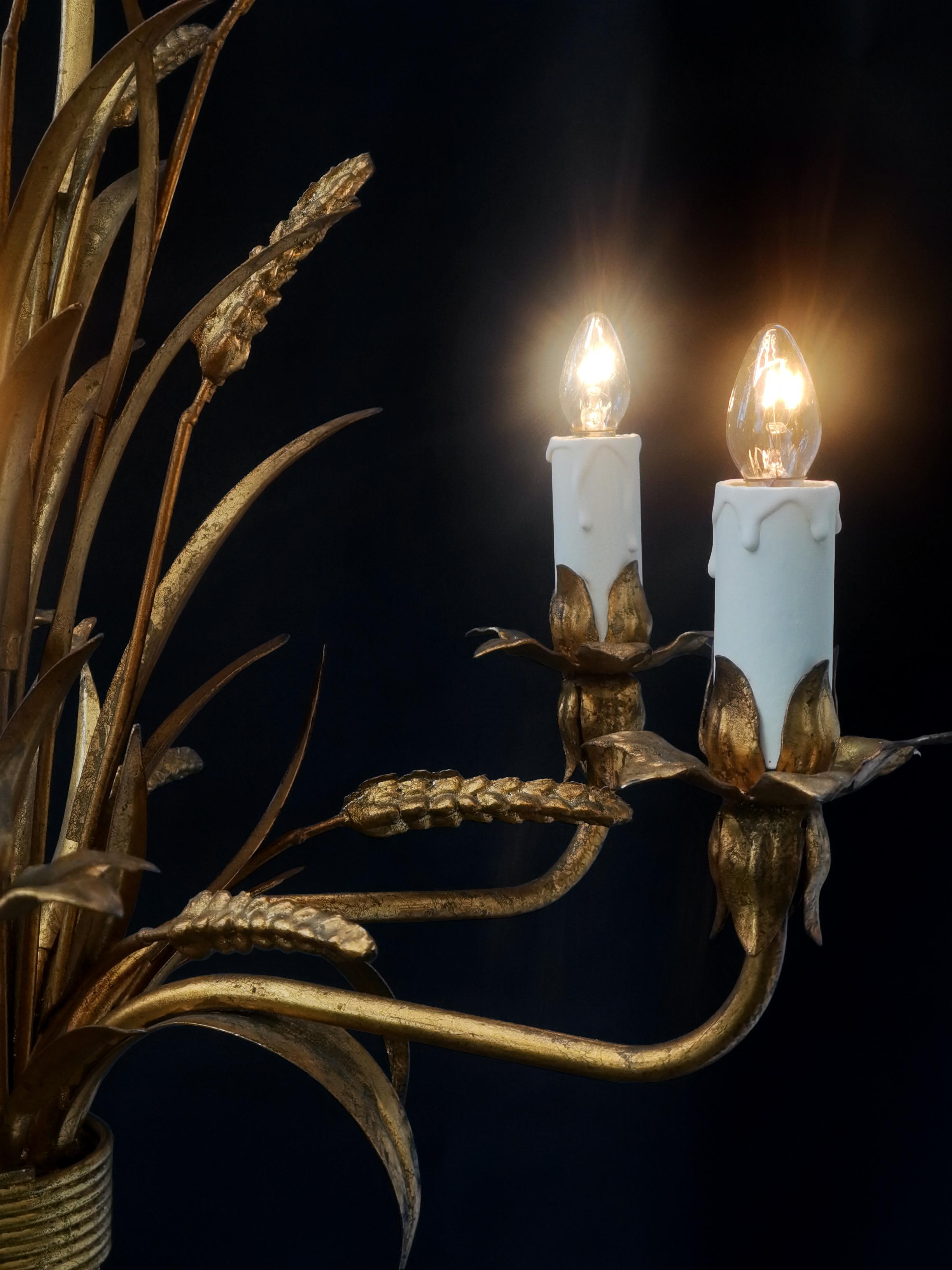NEO-CLASSICAL ART-DECO CHANDELIER PENDANT LAMPES by MAISON BAGUES, France 1960 Bon état - En vente à PARIS, FR