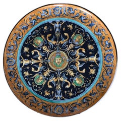 A NEOCLASSICAL ART NOUVEAU plaqué en céramique par EMILE BALON BLOIS School France 1900