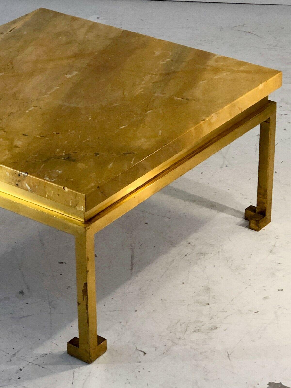 A NEO-CLASSICAL SHABBY-CHIC Side or COFFEE TABLE by MAISON RAMSEY, France 1970 For Sale 1