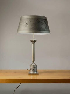 A NEO-CLASSICAL SHABBY-CHIC TABLE LAMP by MAISON CHARLES, France 1970