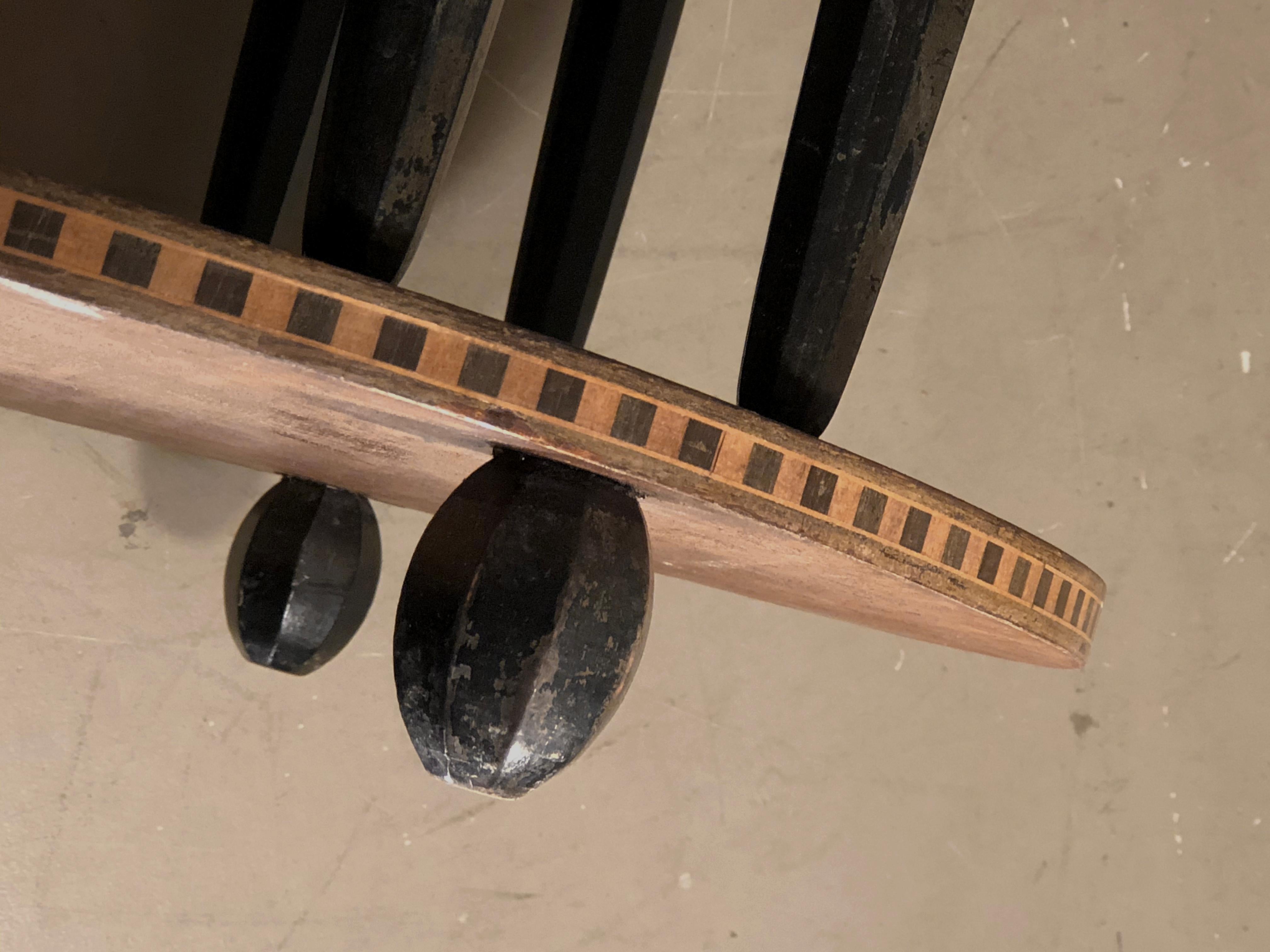 A NEOCLASSICAL ART-DECO GUERIDON in the spirit of E.J. RUHLMANN, France 1930 For Sale 5