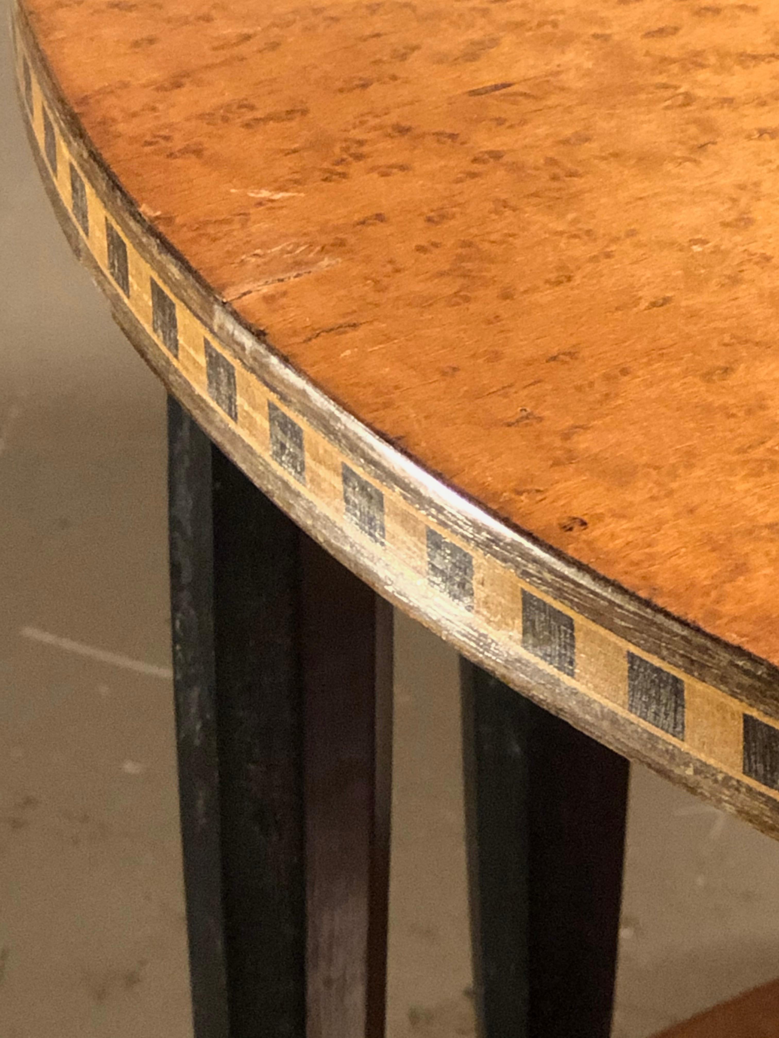 A NEOCLASSICAL ART-DECO GUERIDON in the spirit of E.J. RUHLMANN, France 1930 For Sale 6