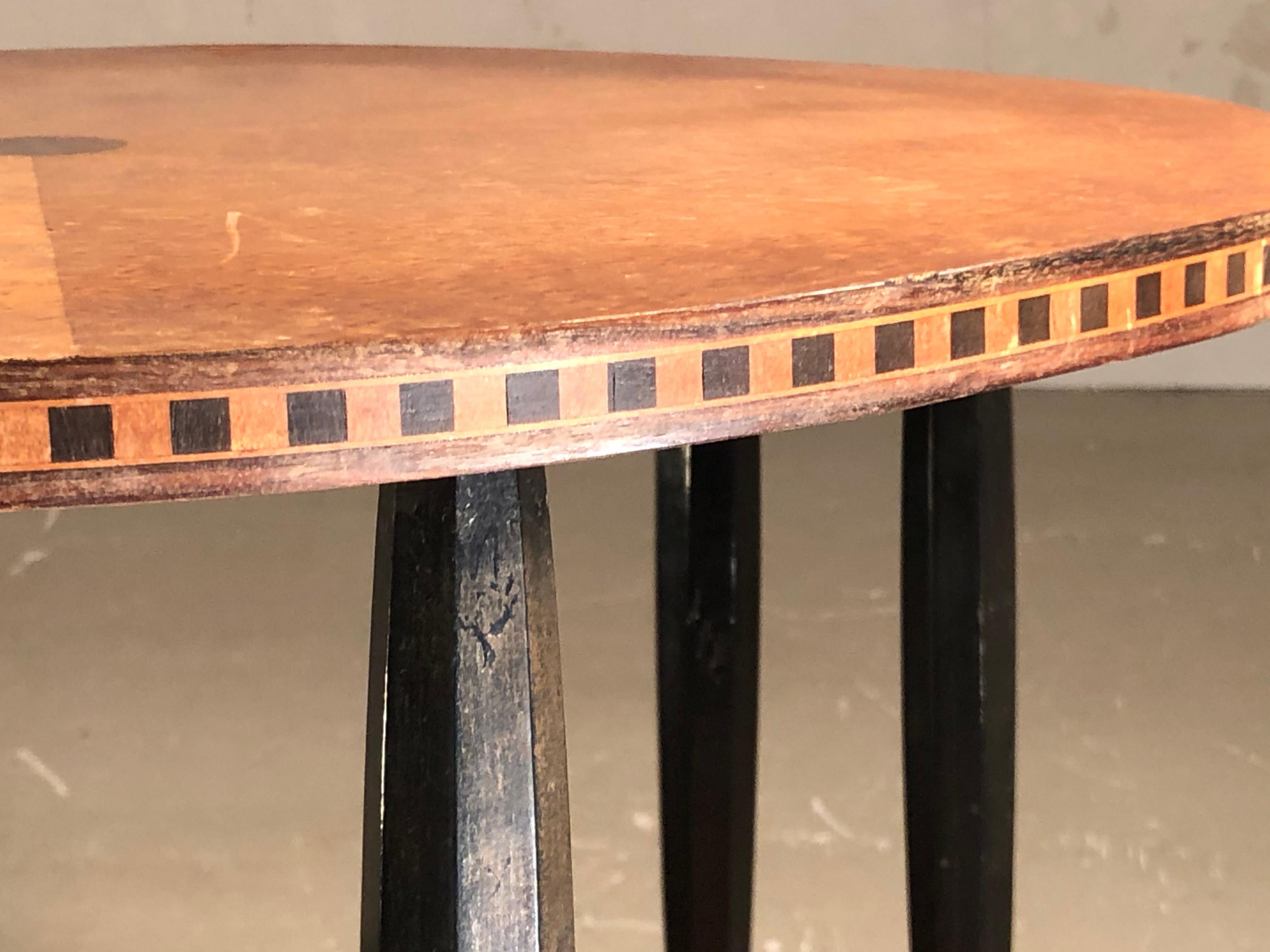 A NEOCLASSICAL ART-DECO GUERIDON in the spirit of E.J. RUHLMANN, France 1930 For Sale 7