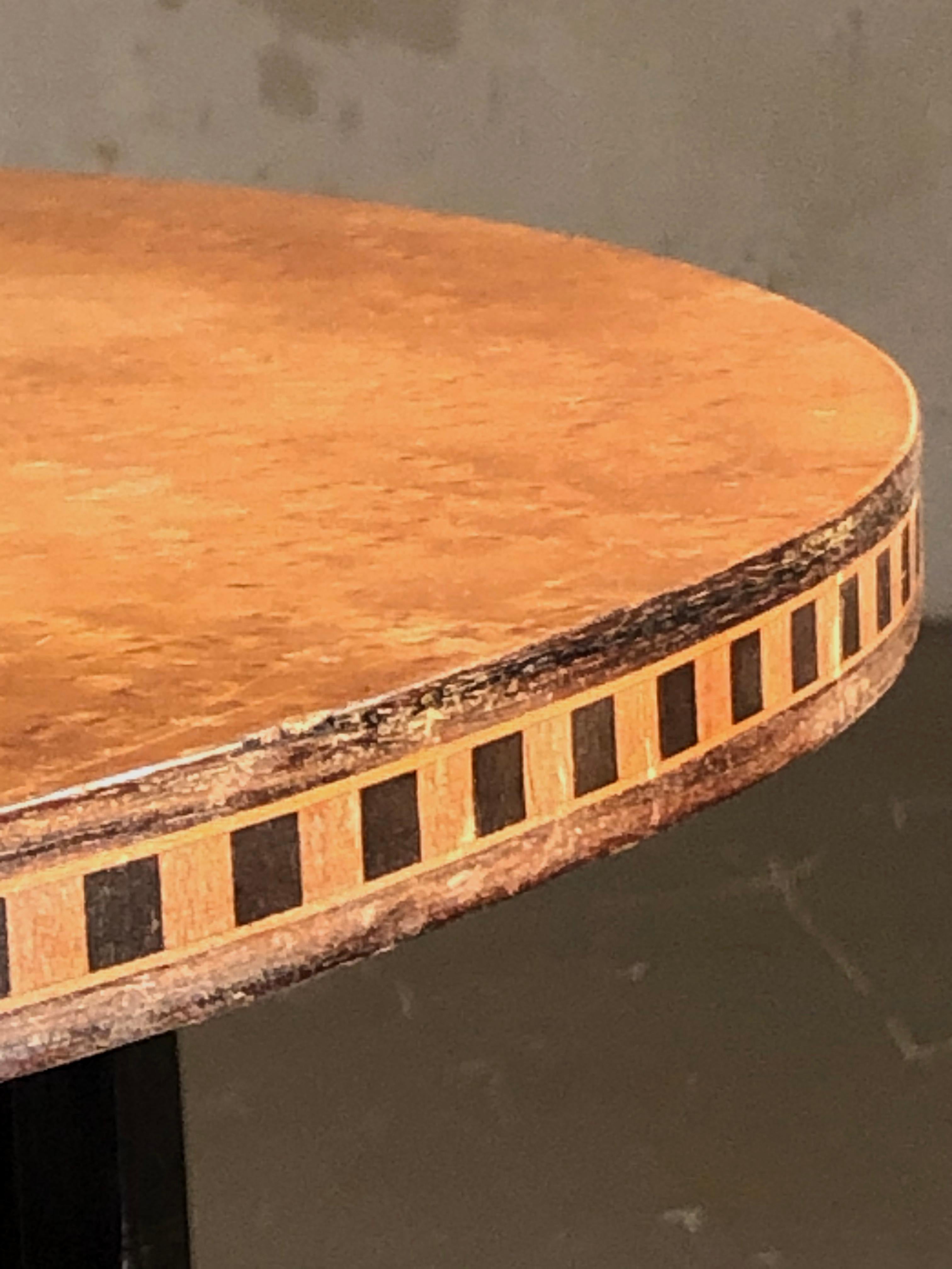 A NEOCLASSICAL ART-DECO GUERIDON in the spirit of E.J. RUHLMANN, France 1930 For Sale 10
