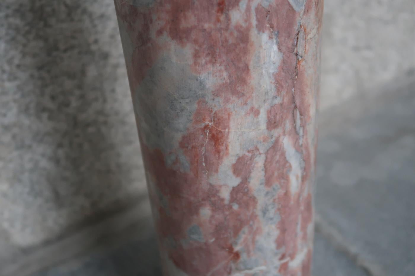 Neoclassical Italian Marble Column, Italy, 19th Century For Sale 1