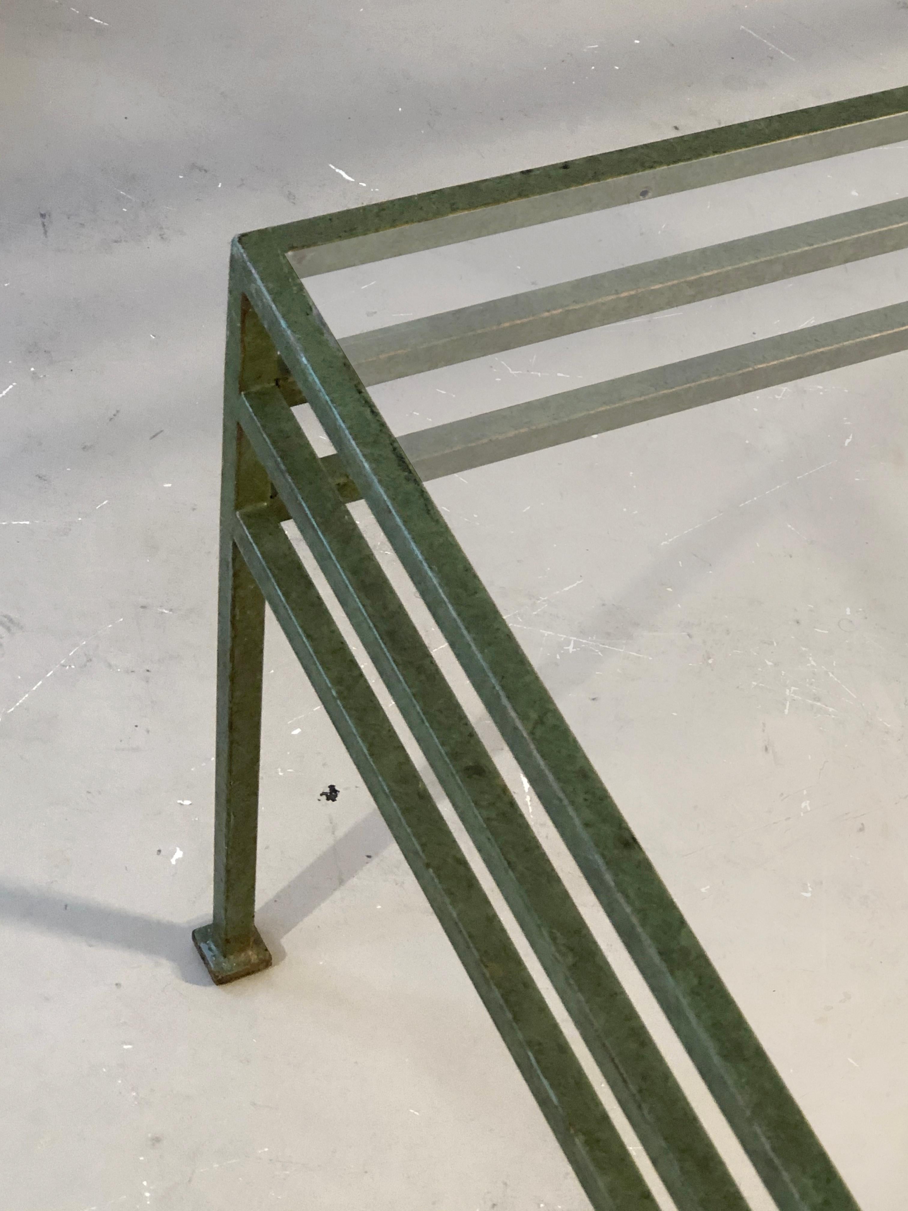 MESA DE CAFÉ POSTMODERNA NEOCLÁSICA de JEAN-MICHEL WILMOTTE Francia 1980 Neoclásico en venta