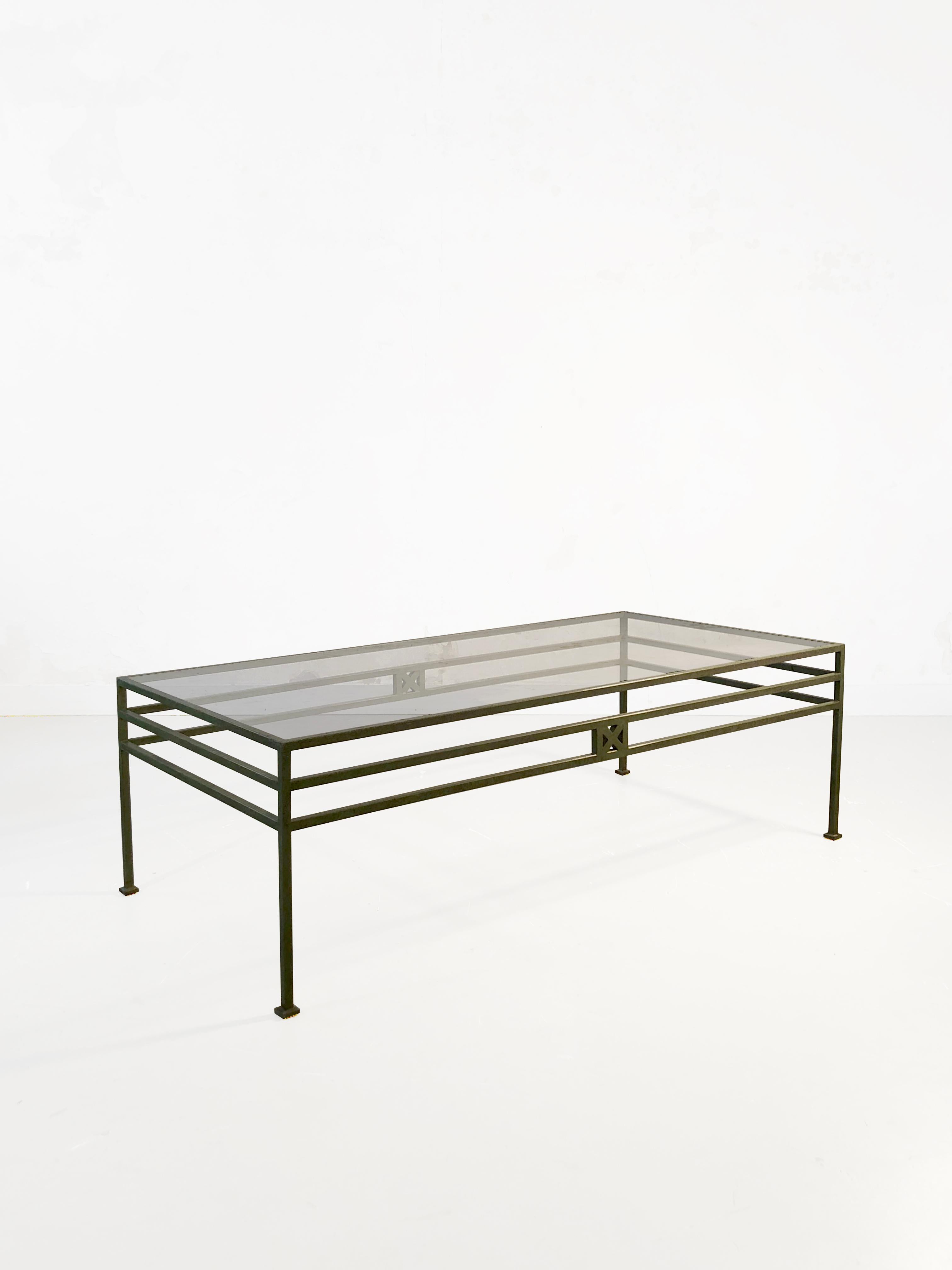 MESA DE CAFÉ POSTMODERNA NEOCLÁSICA de JEAN-MICHEL WILMOTTE Francia 1980 en venta 1