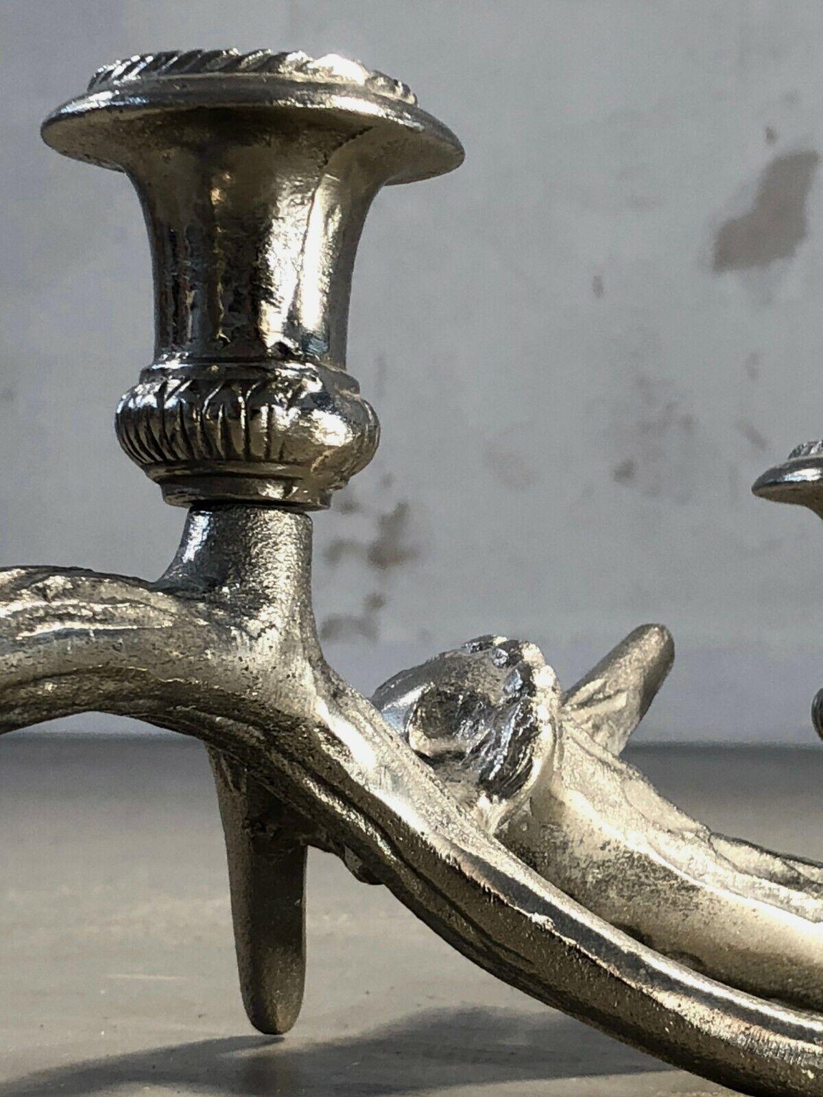 CANDELABRO NEOCLASSICO SHABBY-CHIC, Francia 1970 in vendita 2