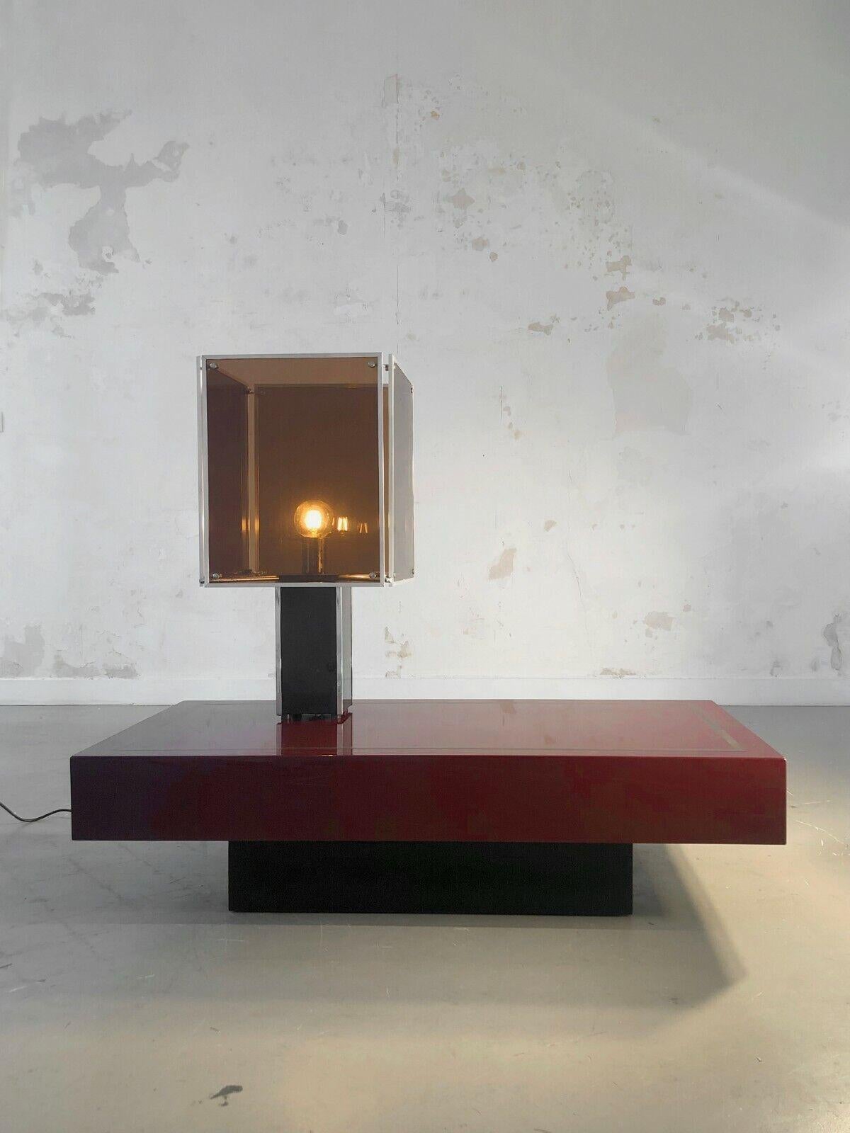A NEOCLASSICAL SHABBY-CHIC Lacquer COFFEE TABLE by JEAN-CLAUDE MAHEY France 1970 For Sale 3