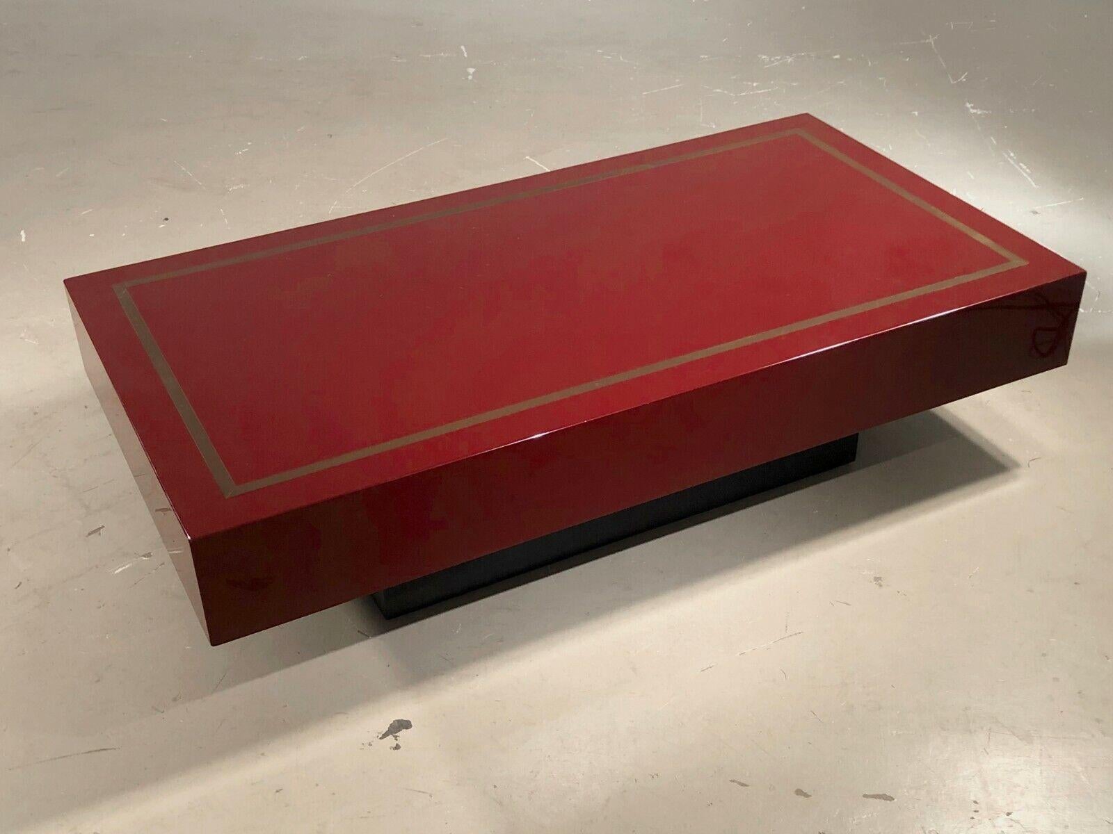French A NEOCLASSICAL SHABBY-CHIC Lacquer COFFEE TABLE by JEAN-CLAUDE MAHEY France 1970 For Sale