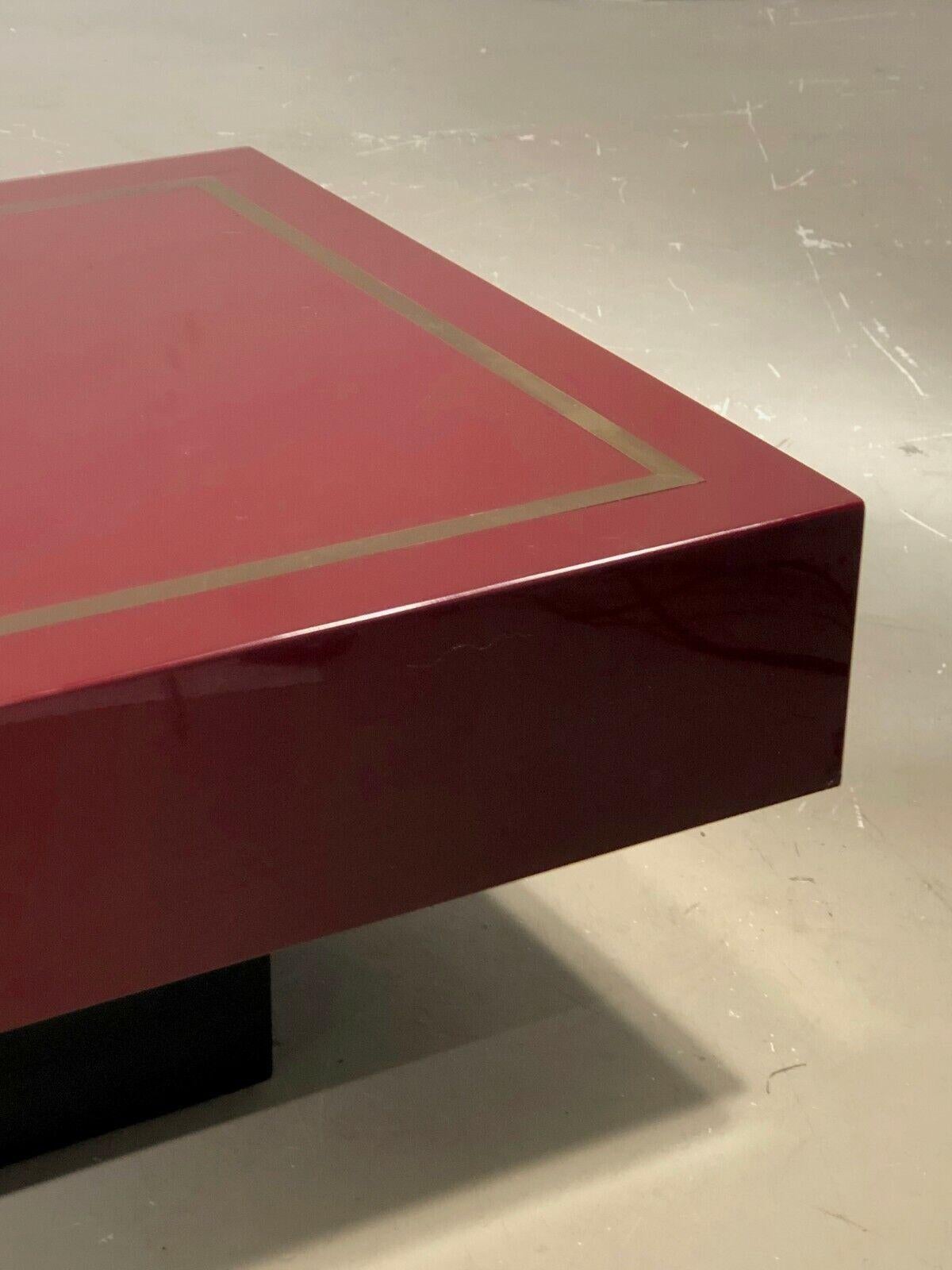 A NEOCLASSICAL SHABBY-CHIC Lacquer COFFEE TABLE by JEAN-CLAUDE MAHEY France 1970 For Sale 2