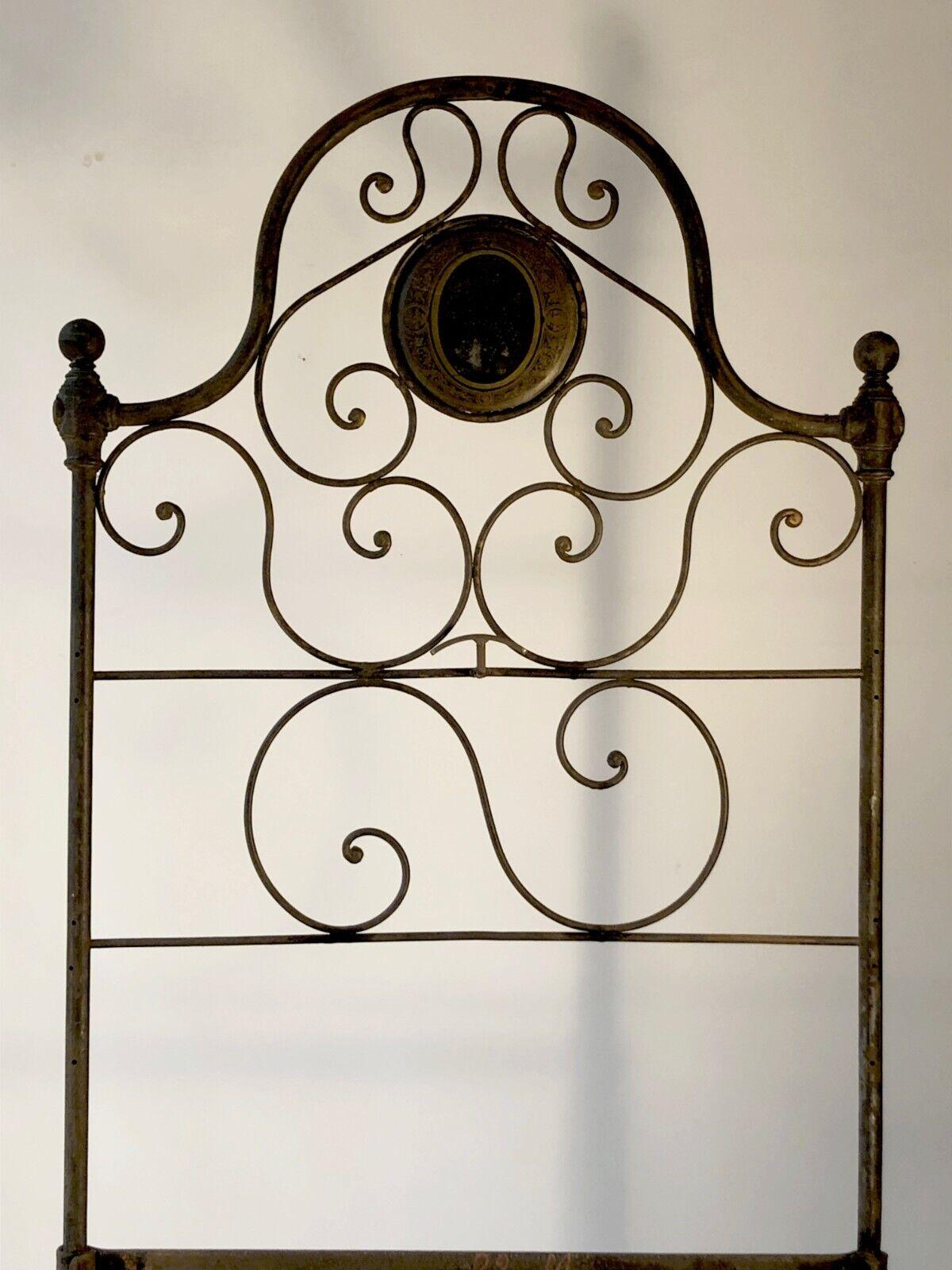 French A NEOCLASSICAL SHABBY-CHIC Wrought Iron COAT HANGER or NIGHT VALET, France 1900 For Sale