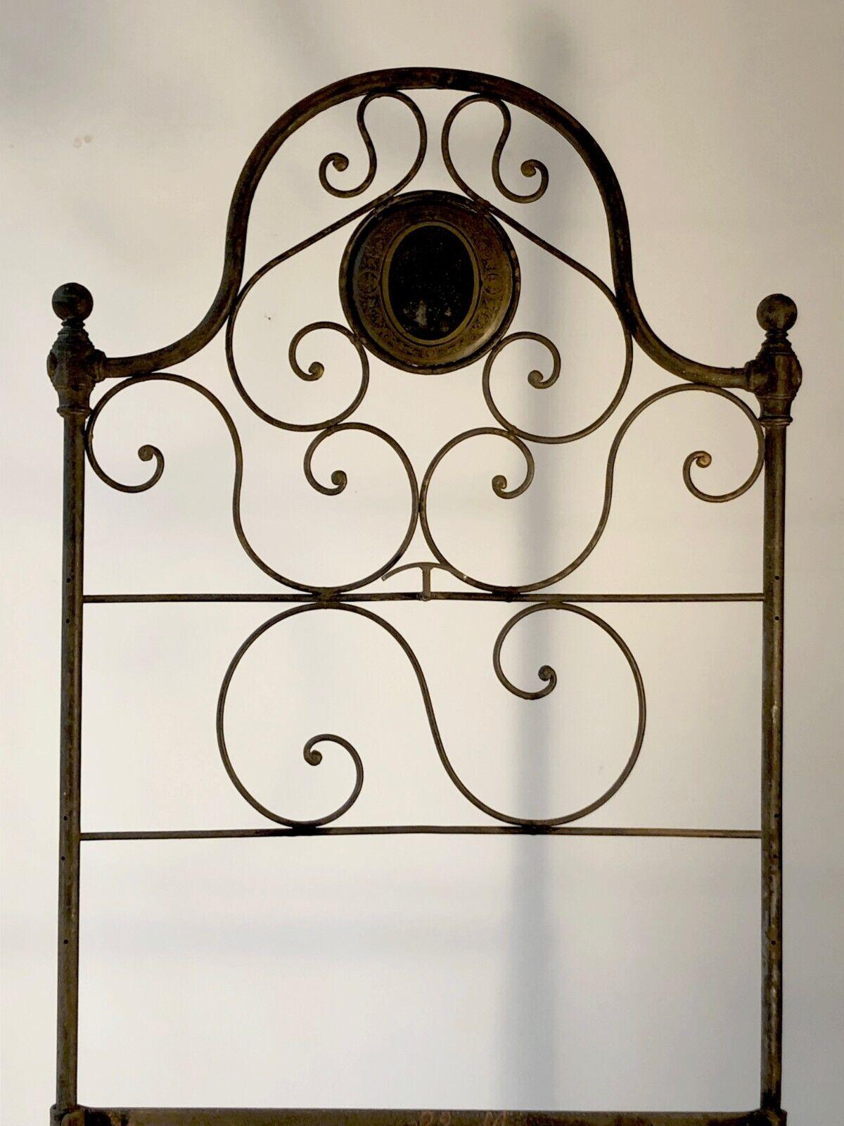 French A NEOCLASSICAL SHABBY-CHIC Wrought Iron COAT HANGER or NIGHT VALET, France 1900 For Sale