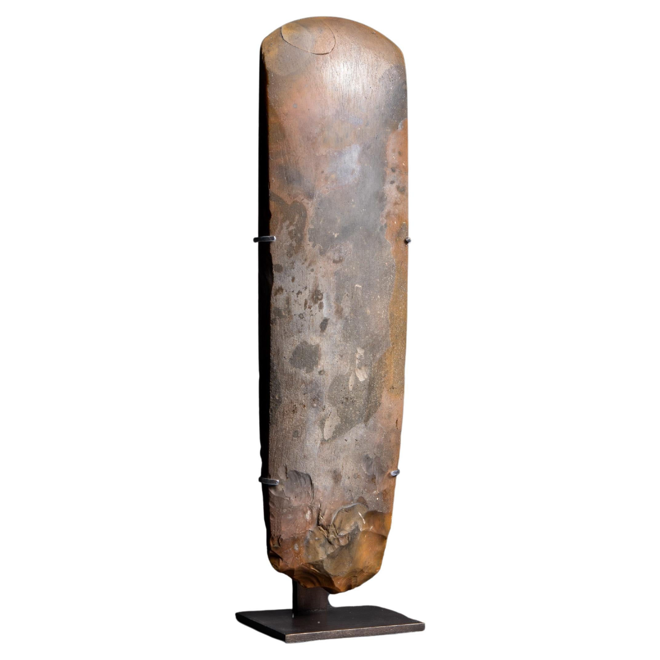 A Neolithic Polished Stone Axe Head For Sale
