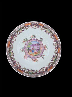 Boy in the Window pattern Punch Bowl