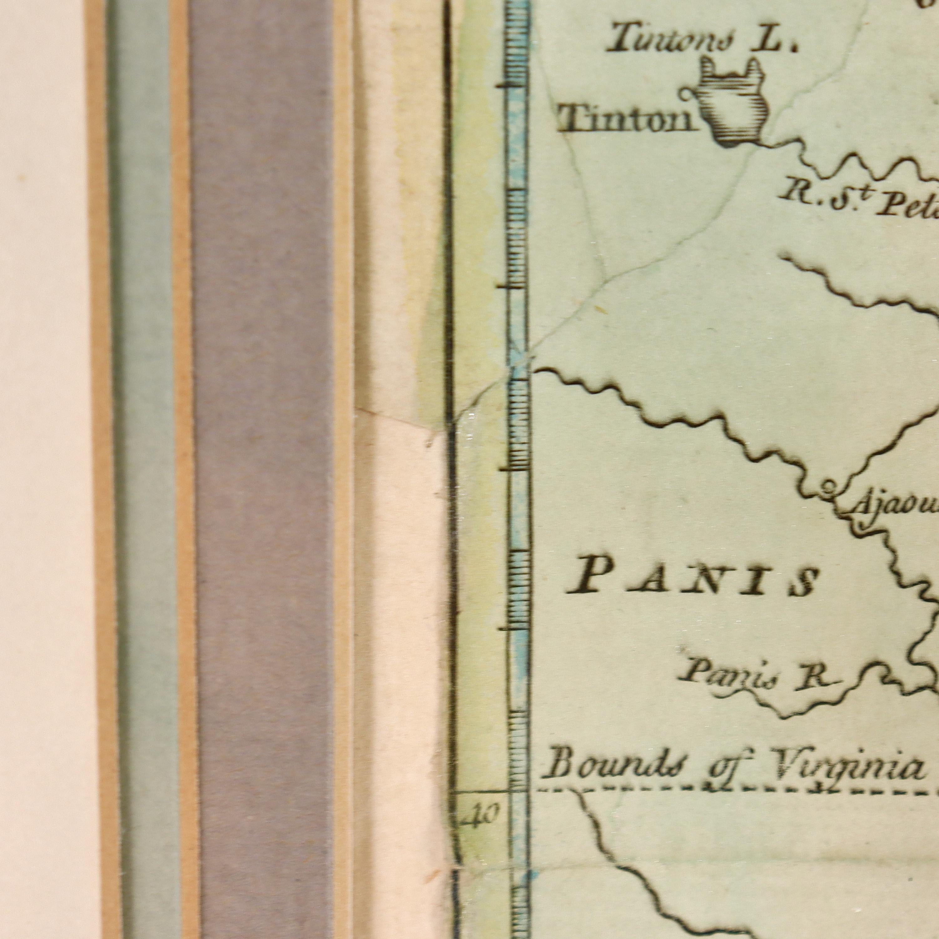 Nouvelle carte d'Amérique du Nord issue des dernières découvertes, 1763 en vente 4