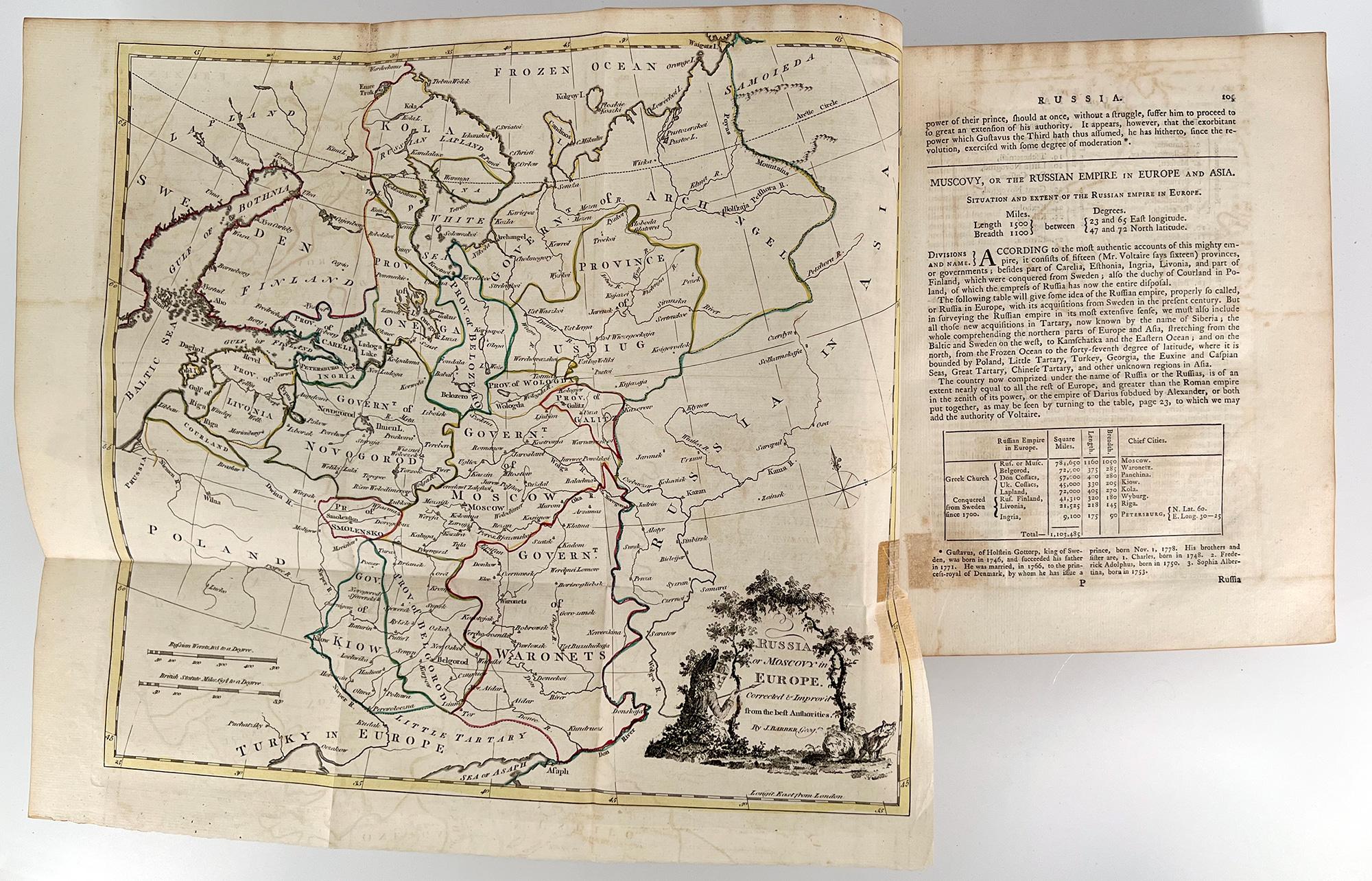 Un nouveau système de géographie moderne de William Guthrie - 1782 en vente 7