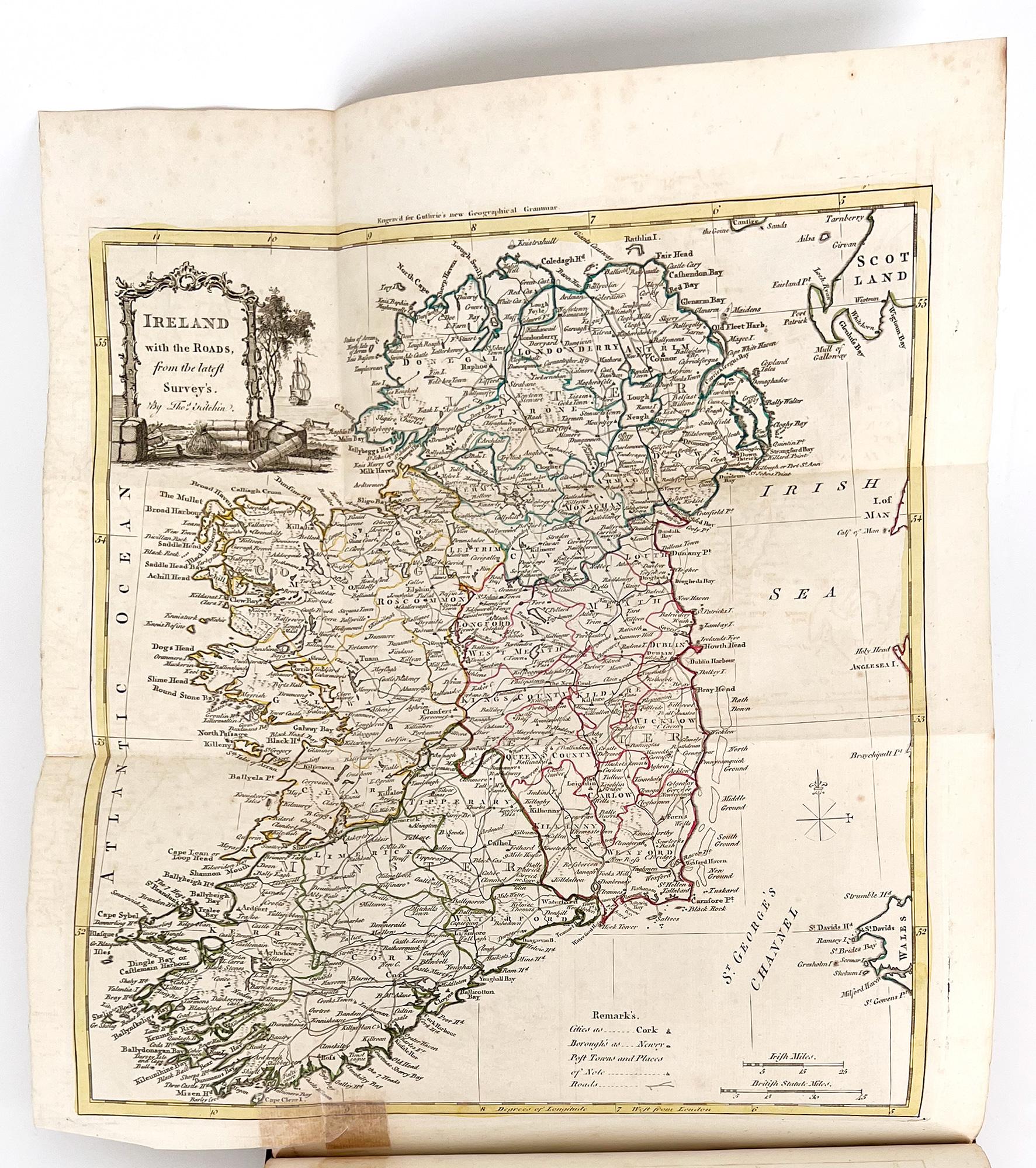 Un nouveau système de géographie moderne de William Guthrie - 1782 en vente 3