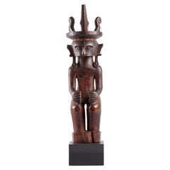 Sculpture d'ancêtre en bois « Adu Zatua » de A Nias