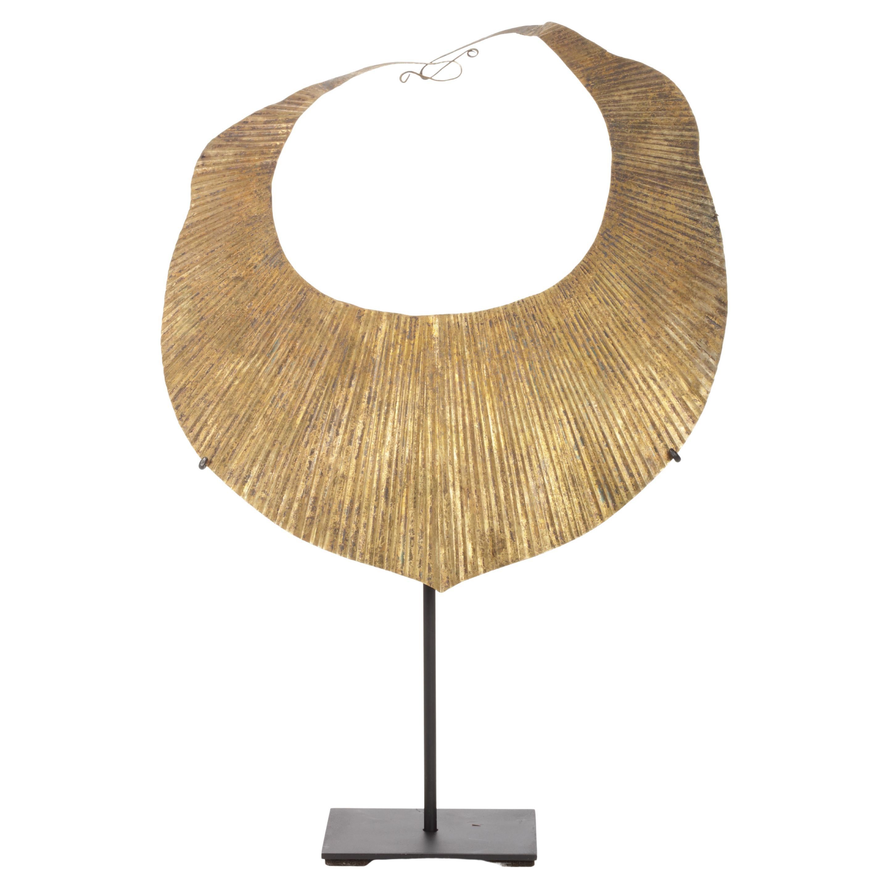 A Nias nobleman's gold ‘nifato-fato’ necklace