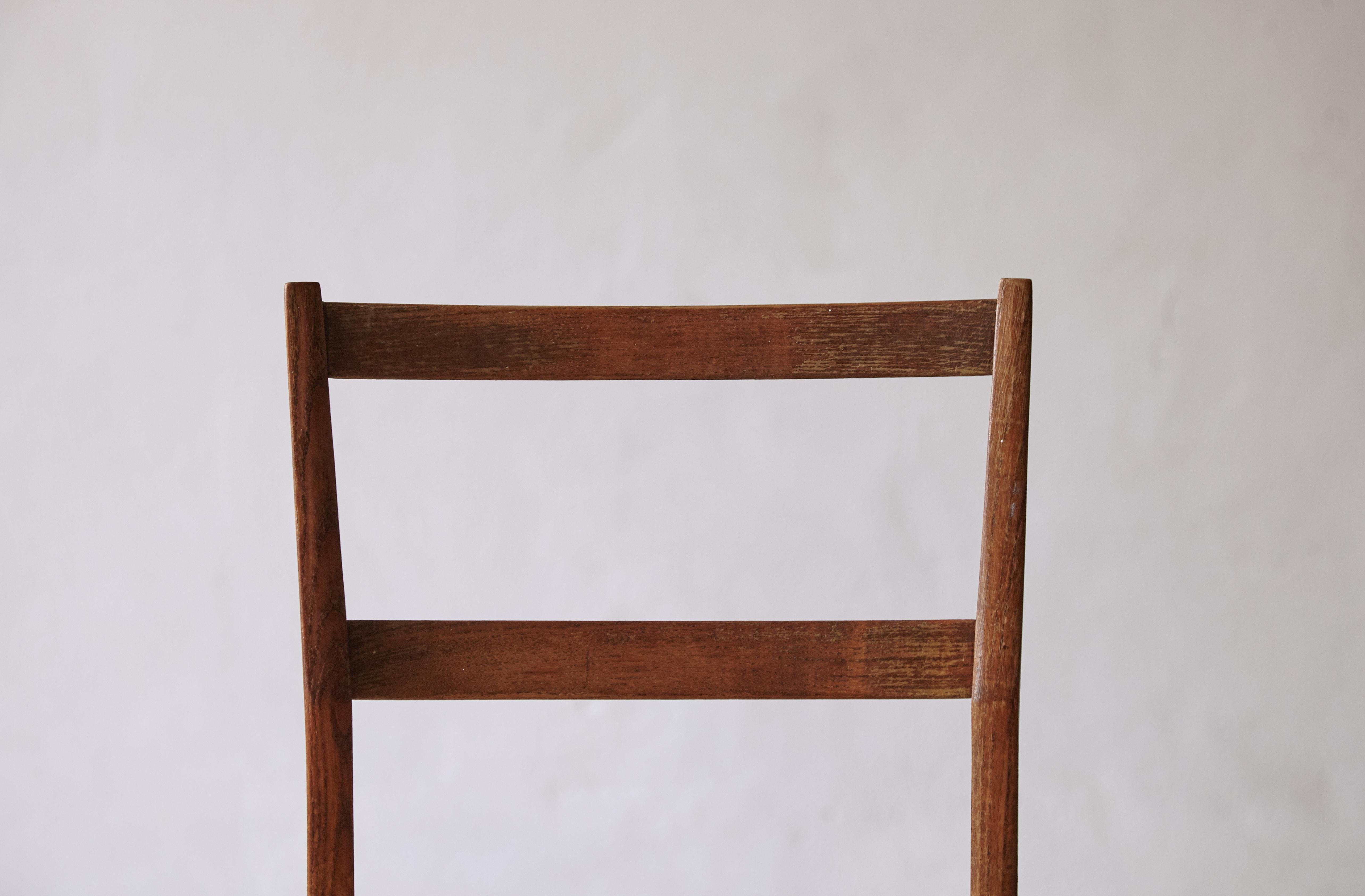 20th Century Nice Early Gio Ponti Superleggera Chair, in Original Condition, Italy, 1950s