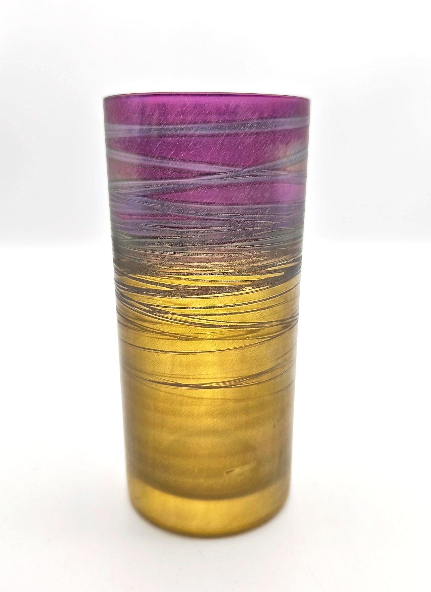 Other A nice painted vase by Klaus and Isgard Moje, made 1978 For Sale