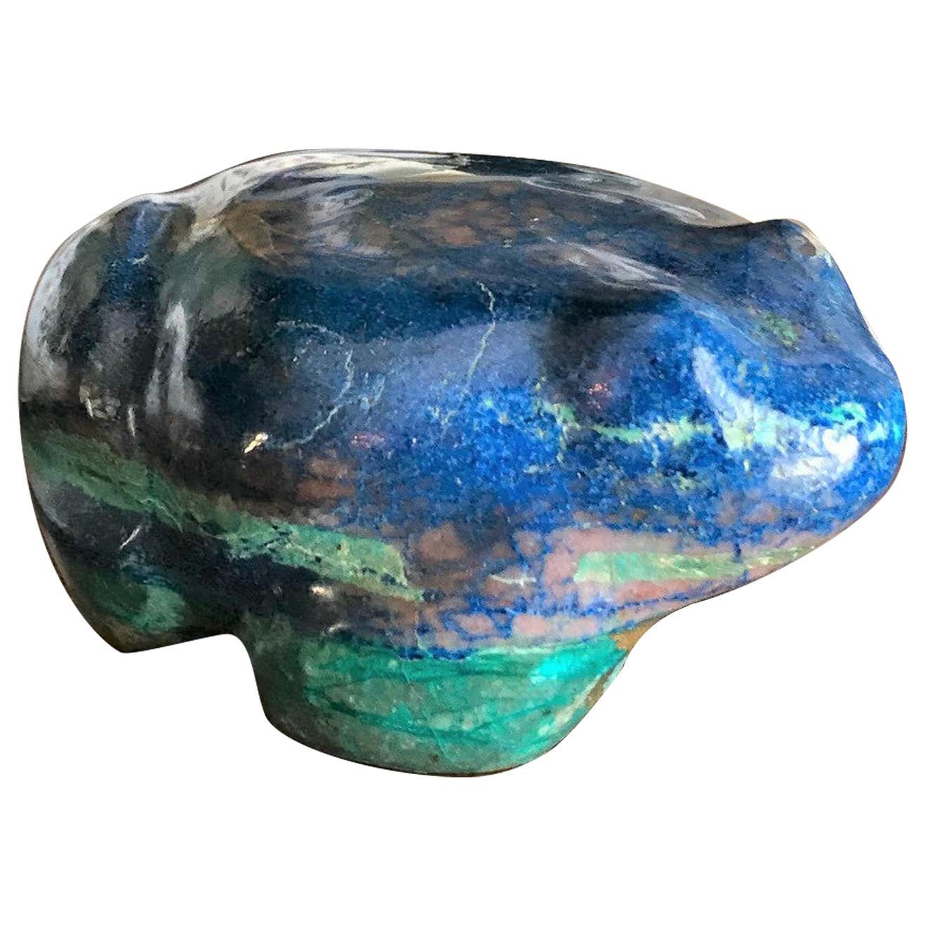 Nicely Hand Carved Stone Paperweight Sculpture Object Decorative ...