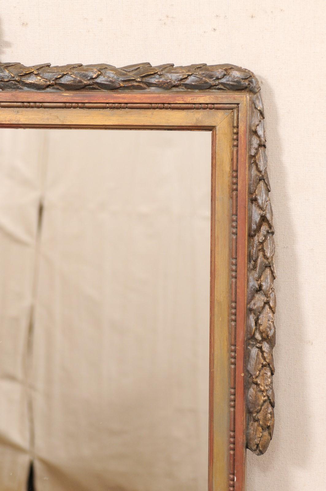 A Niermann Weeks Designed in Swedish Neoclassical Style Mirror, 5 Ft Tall For Sale 2