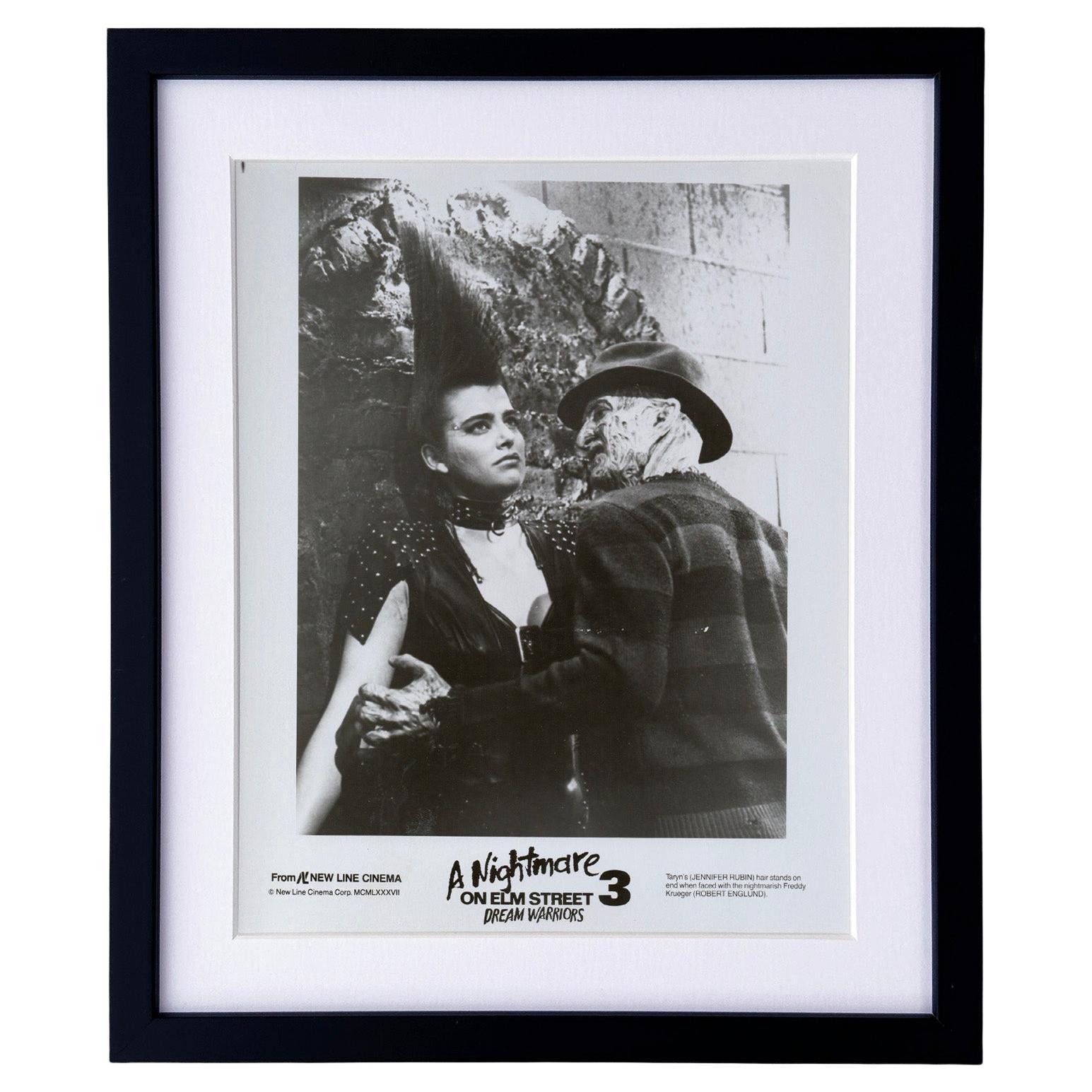 A Nightmare on Elm Street 3 Dream Warriors (1987) Presse-Werbebild - gerahmt