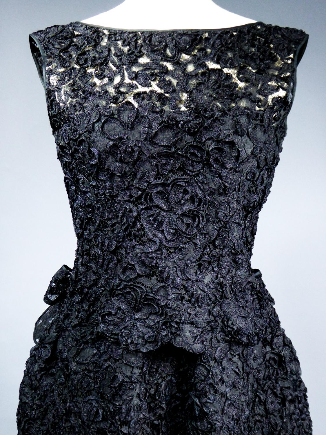 A Nina Ricci Haute Couture Little Black Dress Circa 1960 1