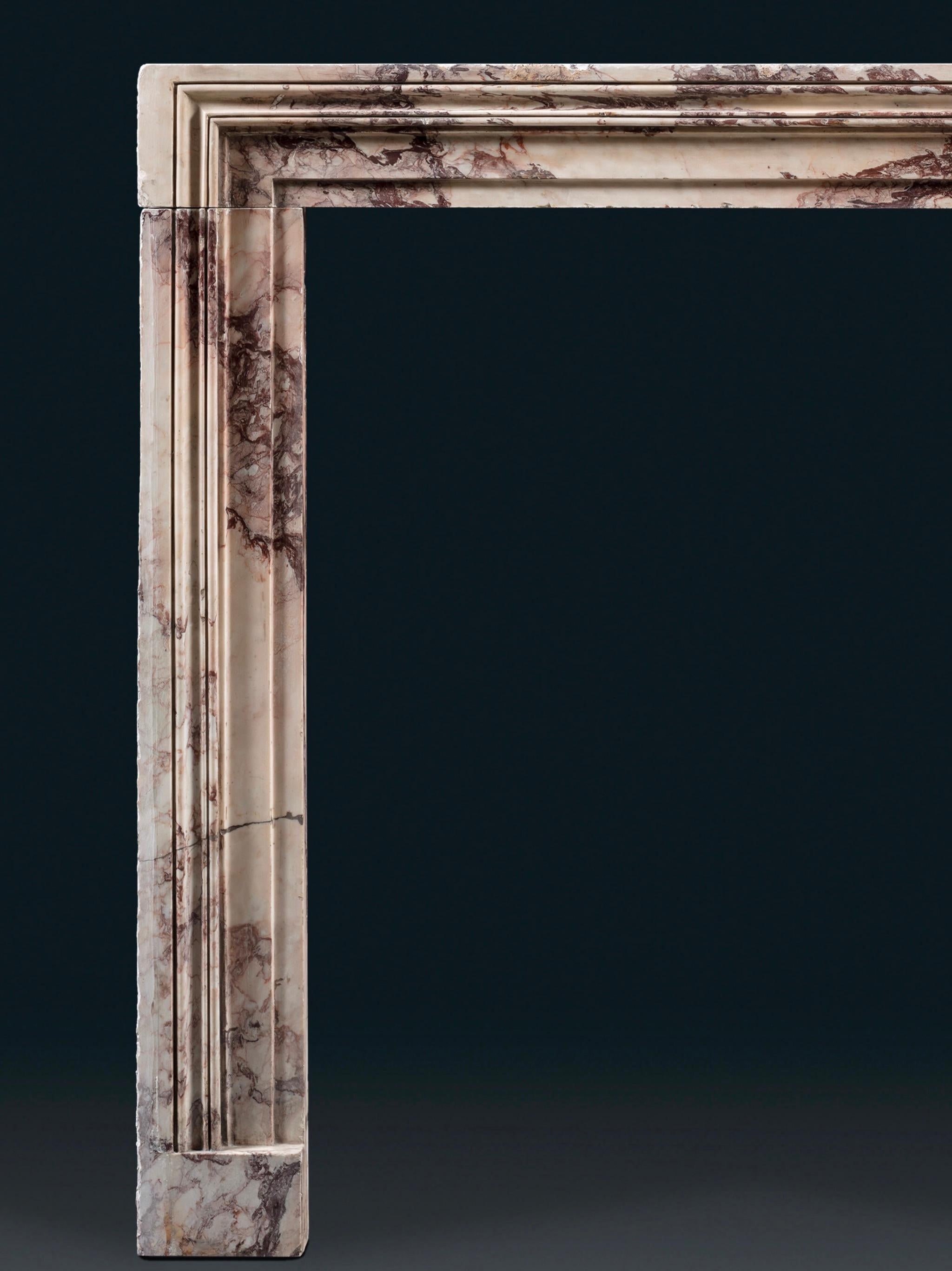 19th Century A Nineteenth Century Calacatta Viola Frame Chimneypiece of Good Proportions