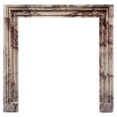 A Nineteenth Century Calacatta Viola Frame Chimneypiece of Good Proportions